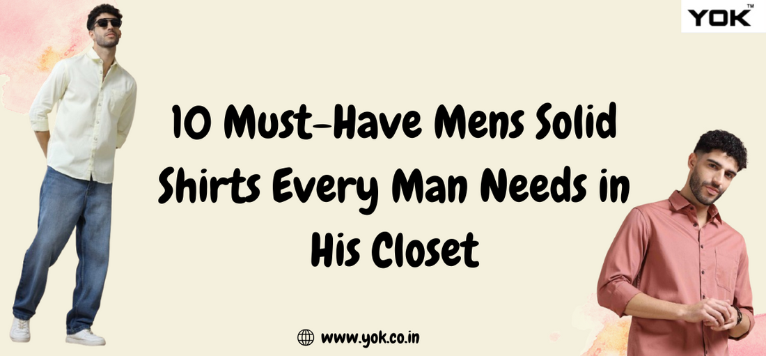 Mens Solid Shirts