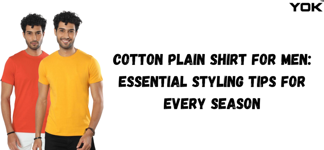 Cotton Plain Shirt for Men