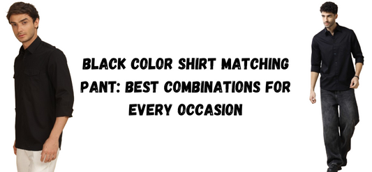 Black Color Shirt Matching Pant