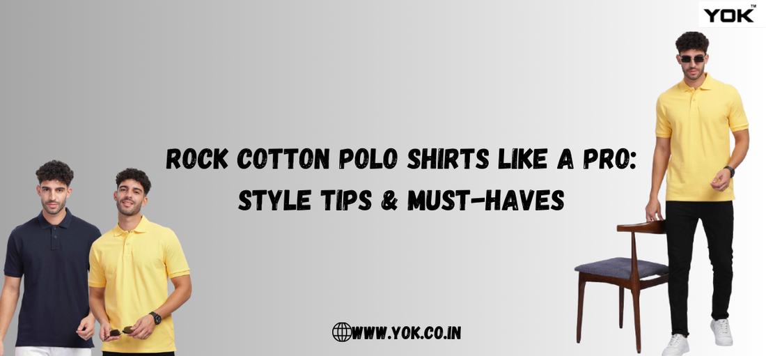 Cotton polo t shirts for men