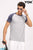 Athletic VL Raglan Men's grey & navy melange Half Sleeve T-Shirt