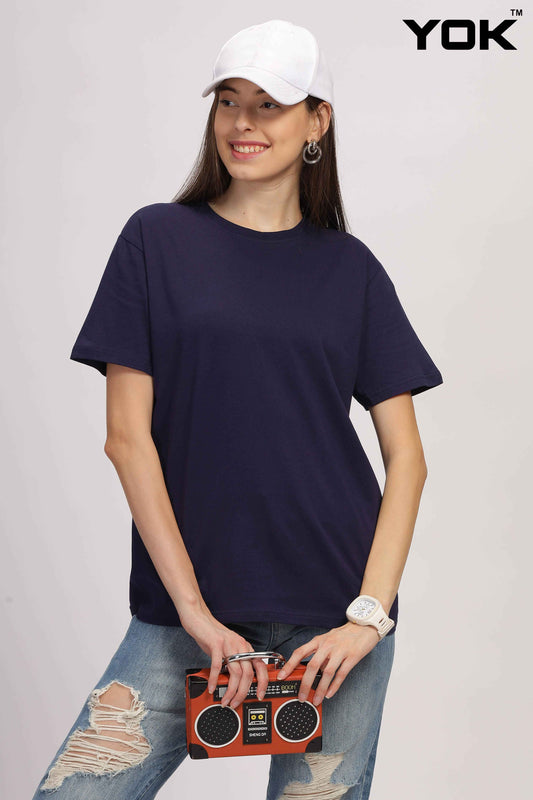 Navy Blue T Shirt for Women