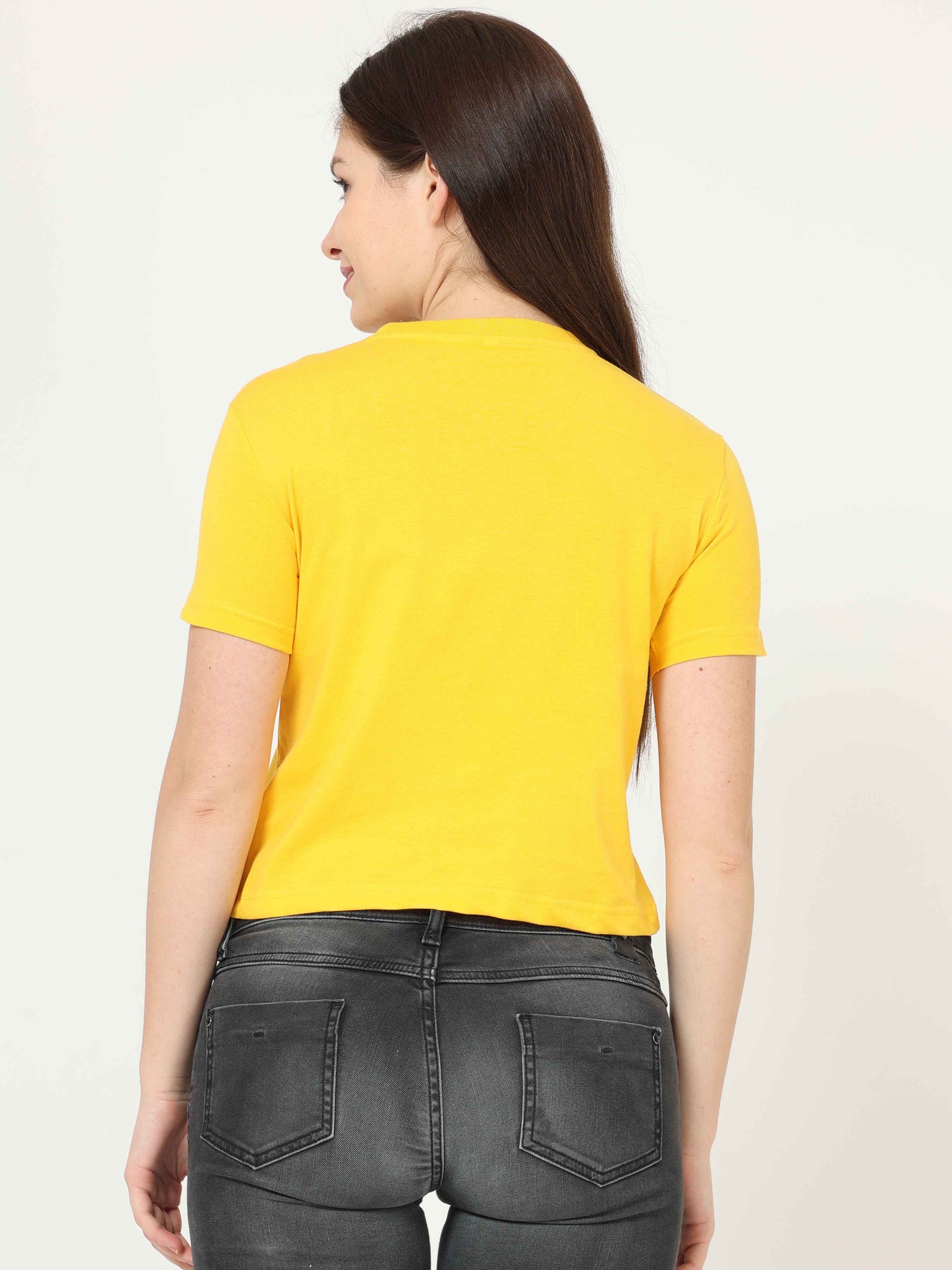 Cropped Yellow Top 