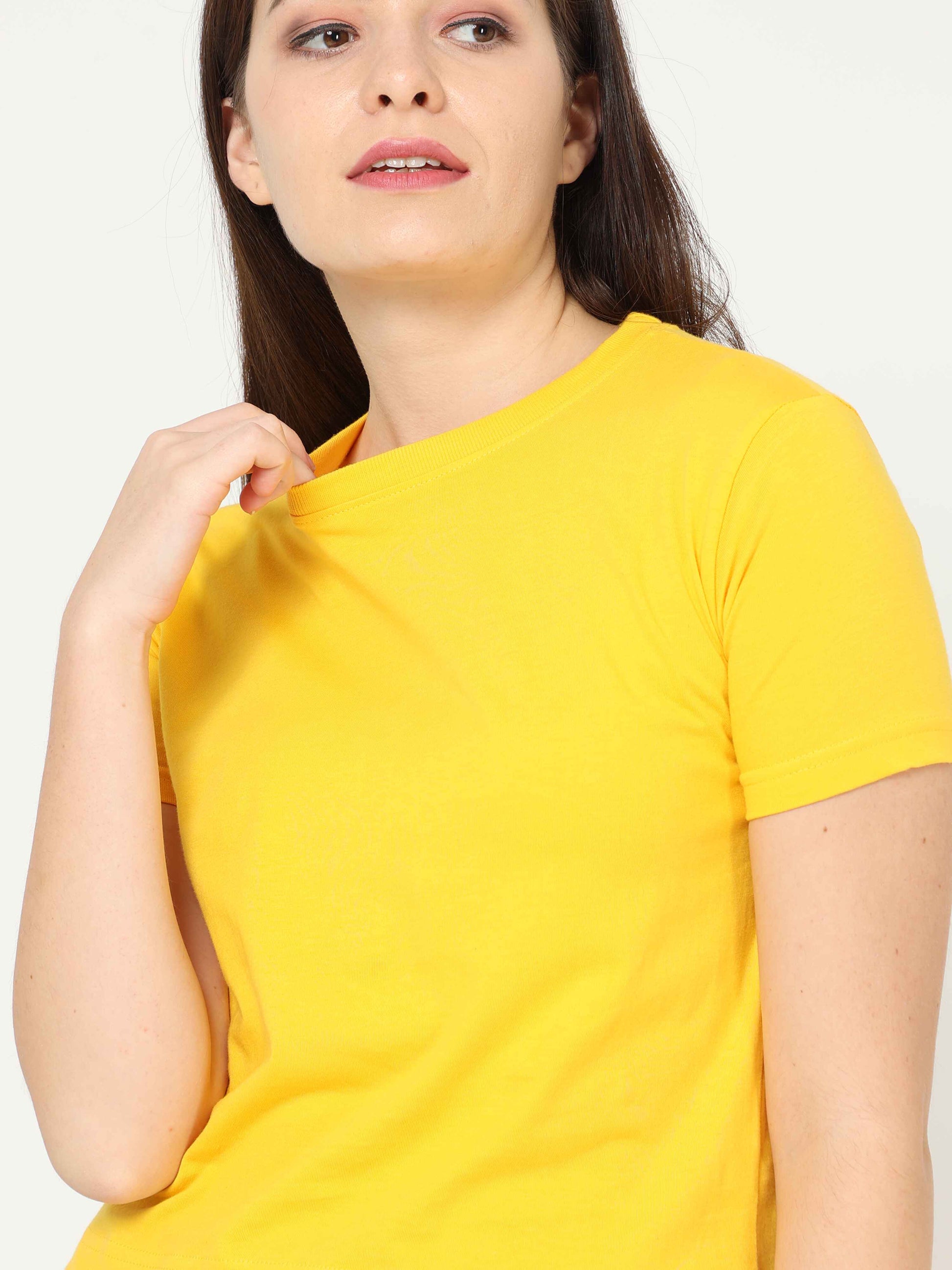 Cropped Yellow Top 