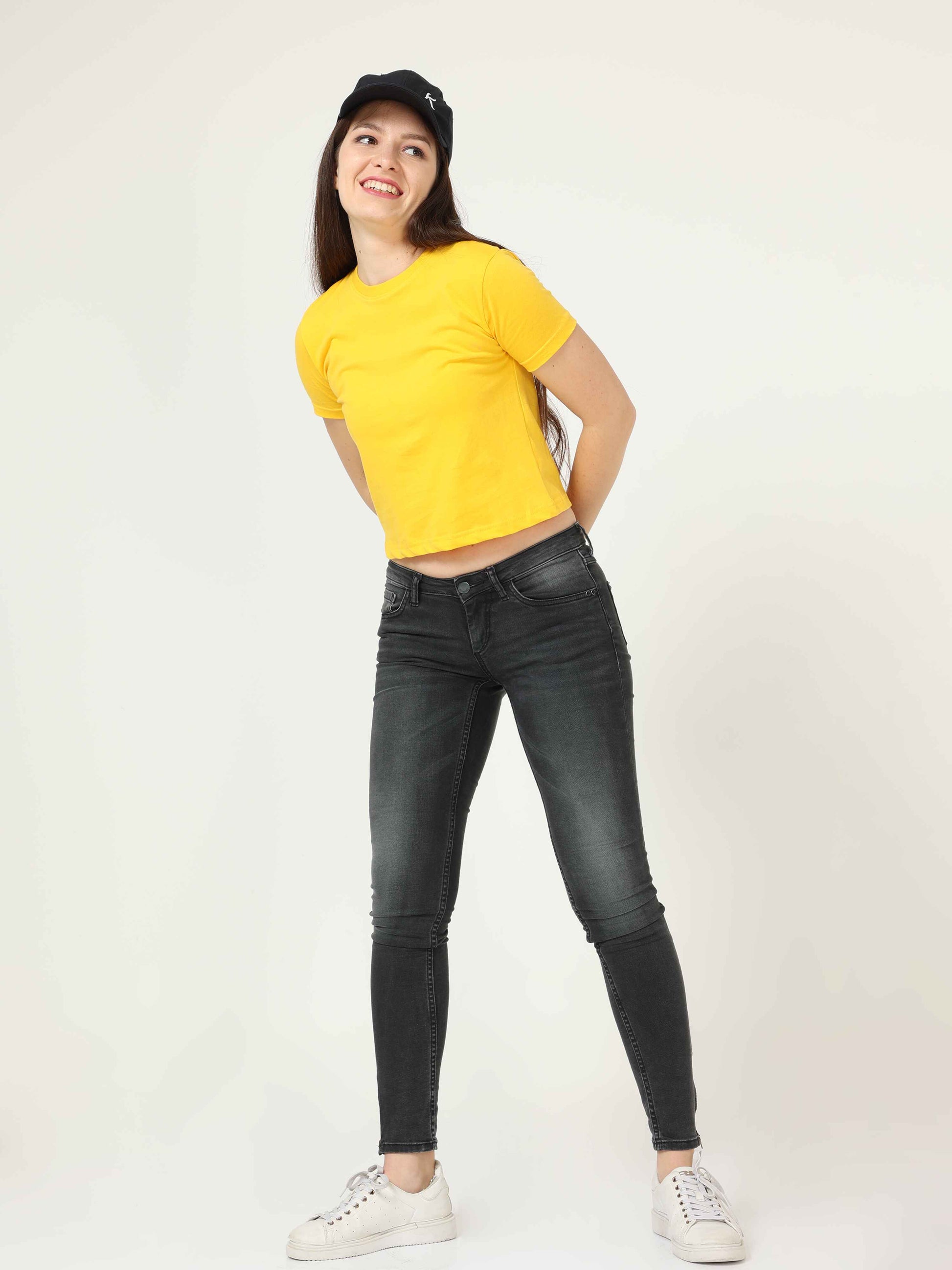 Cropped Yellow Top 