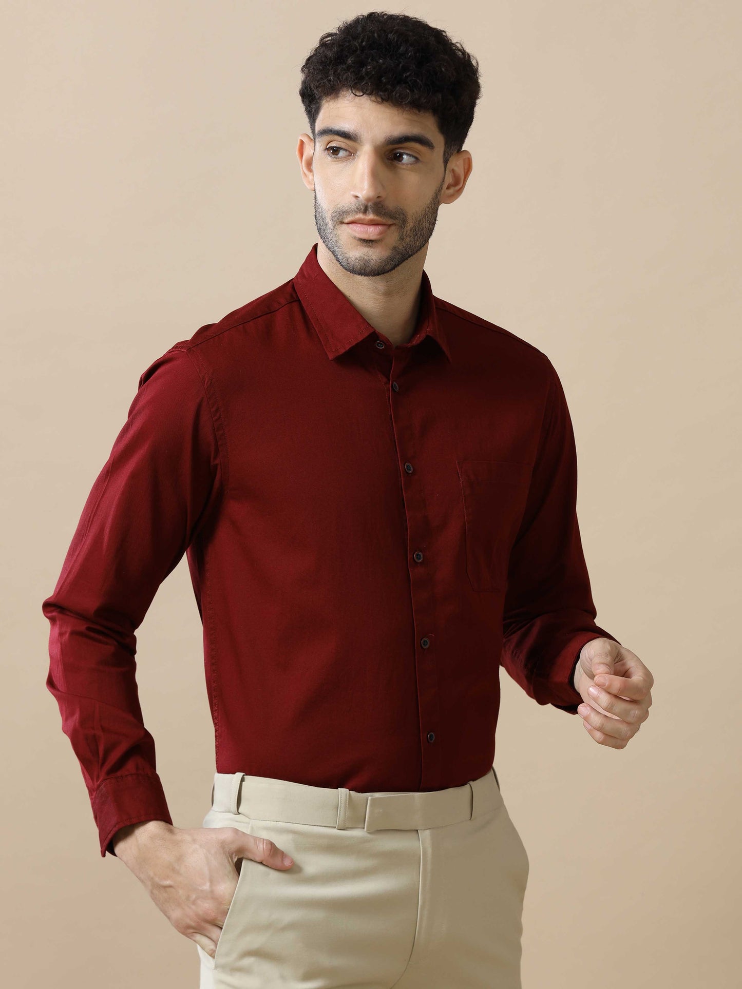 Maroon Shirt for Men