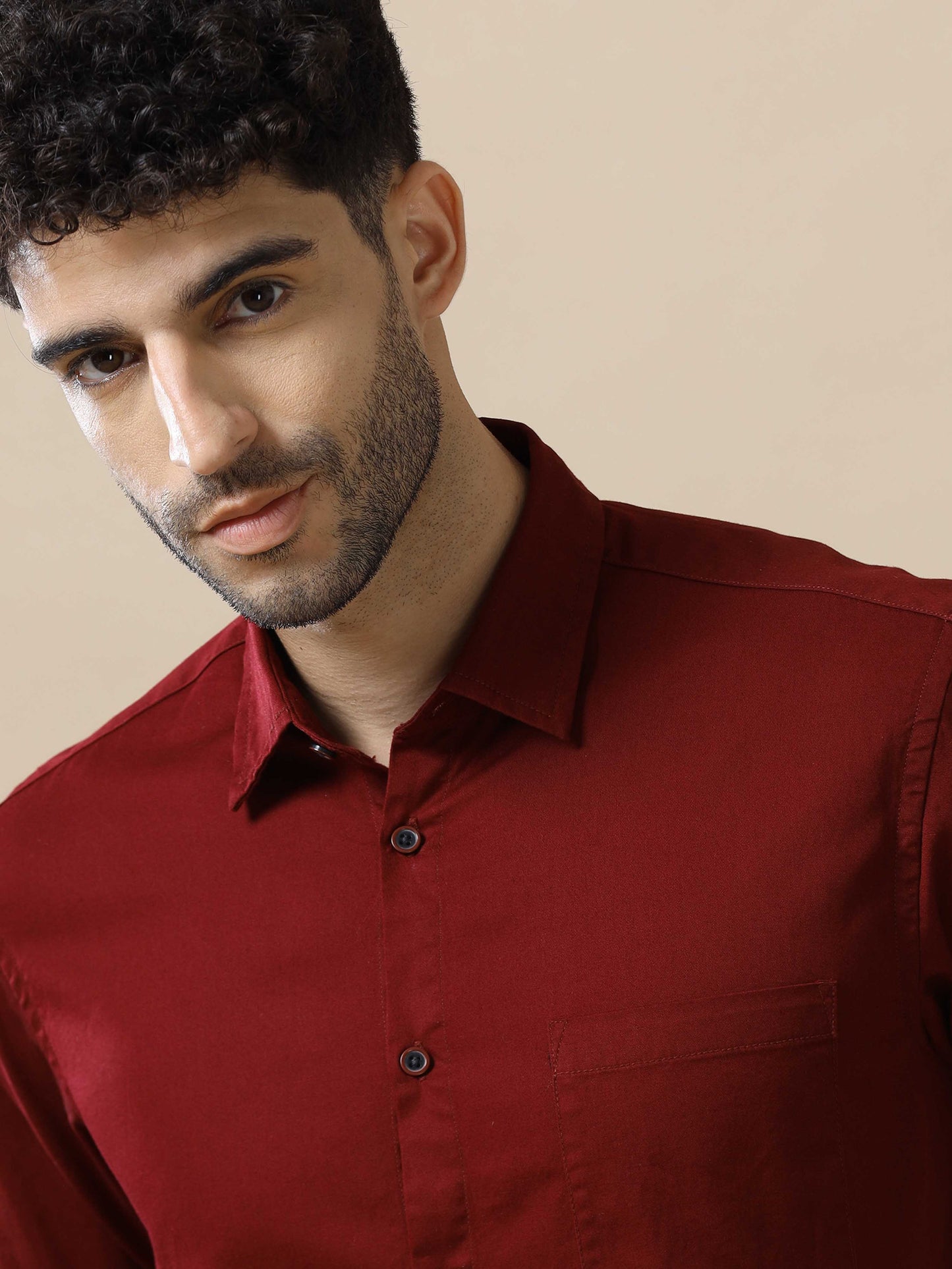 Maroon Shirt for Men