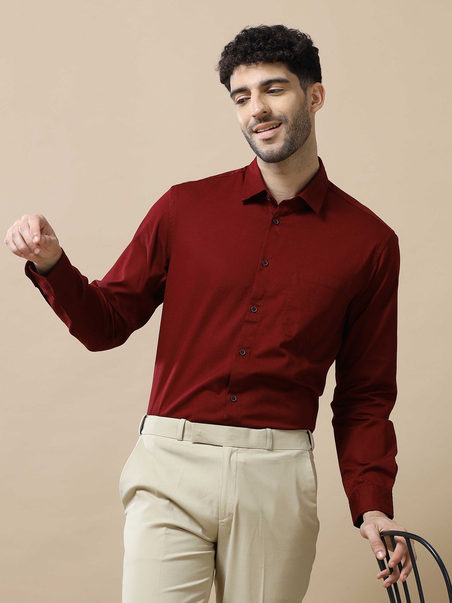 Maroon Shirt for Men