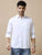 White Solid Cotton Shirt