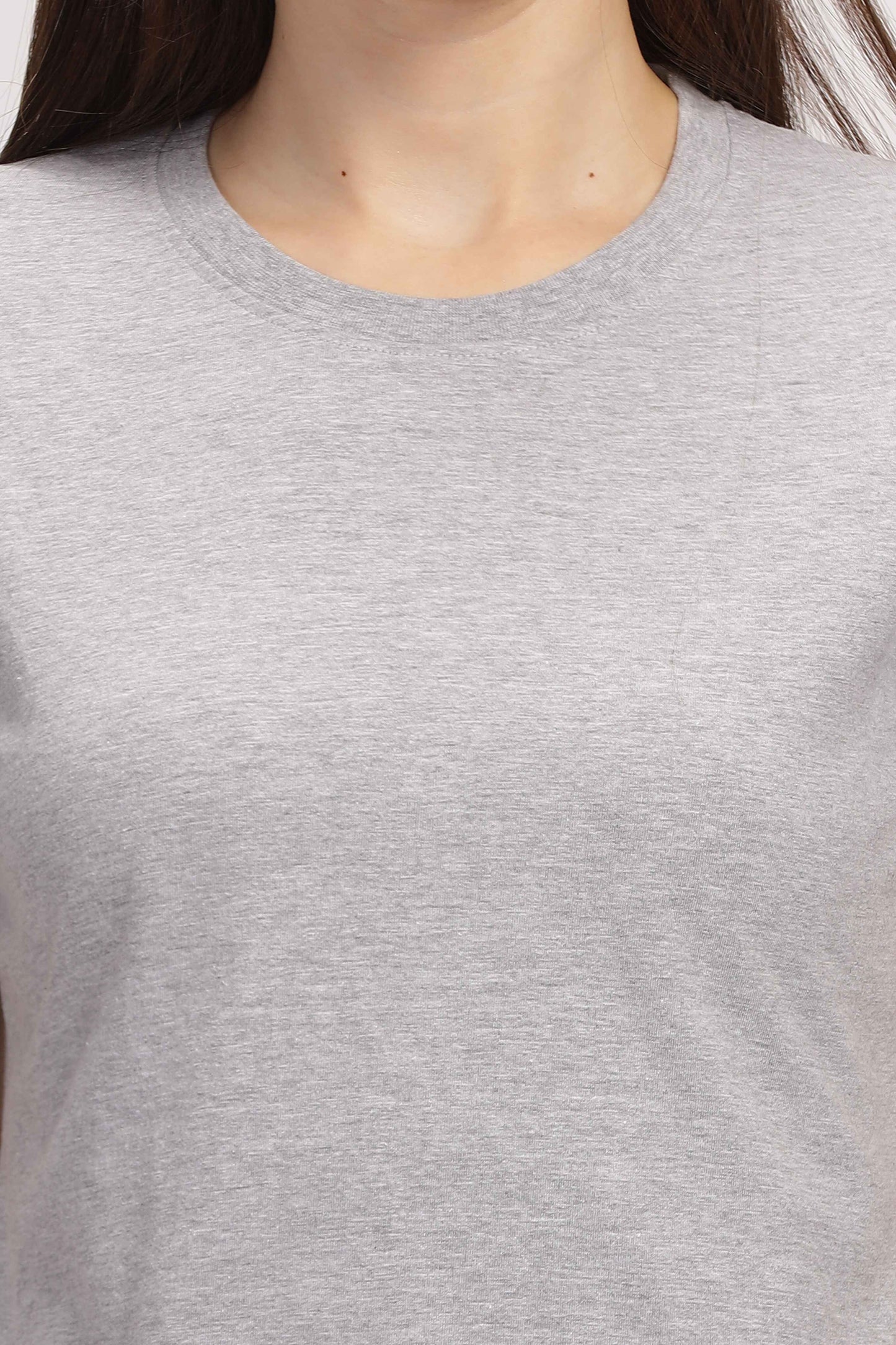 Plain Grey T-Shirt for Women 