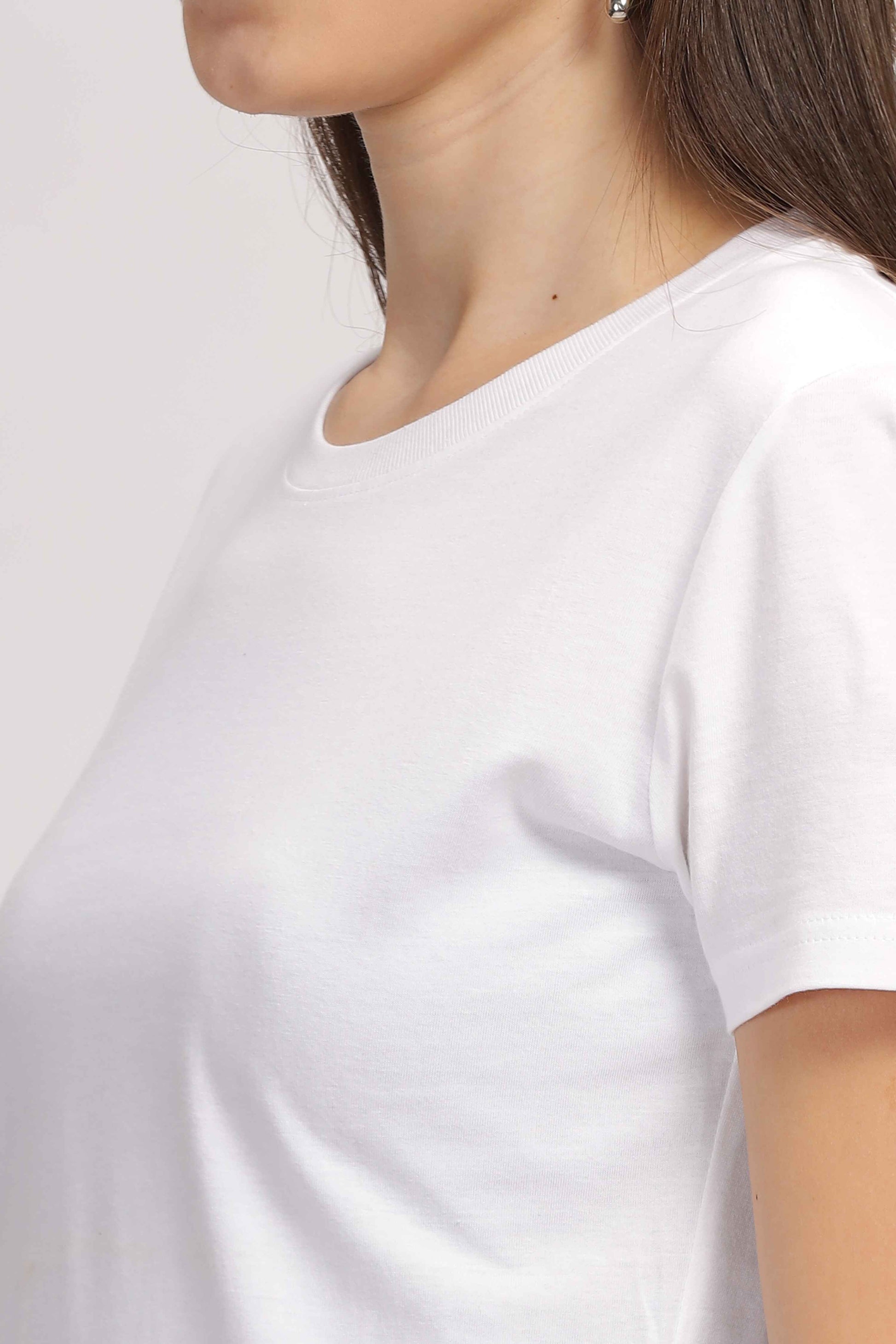 Plain White T Shirt for Women