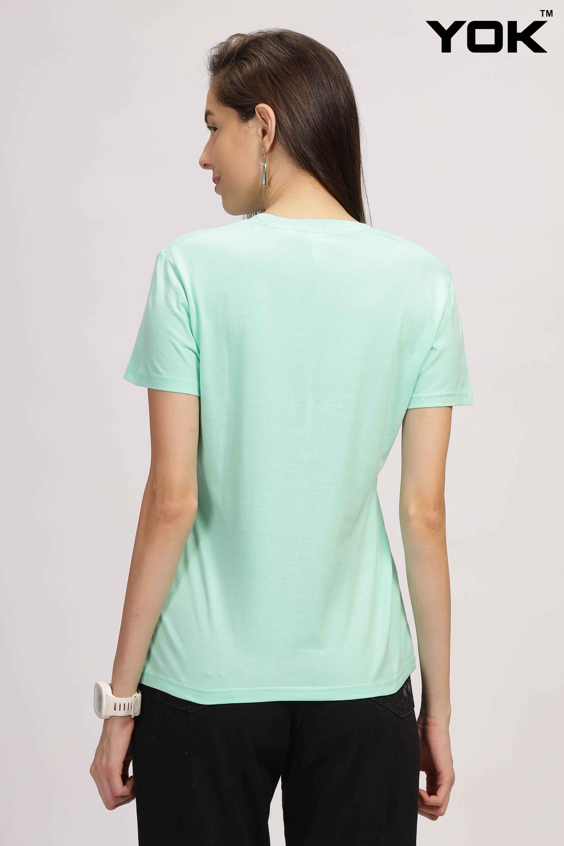 Green T Shirt for Ladies 