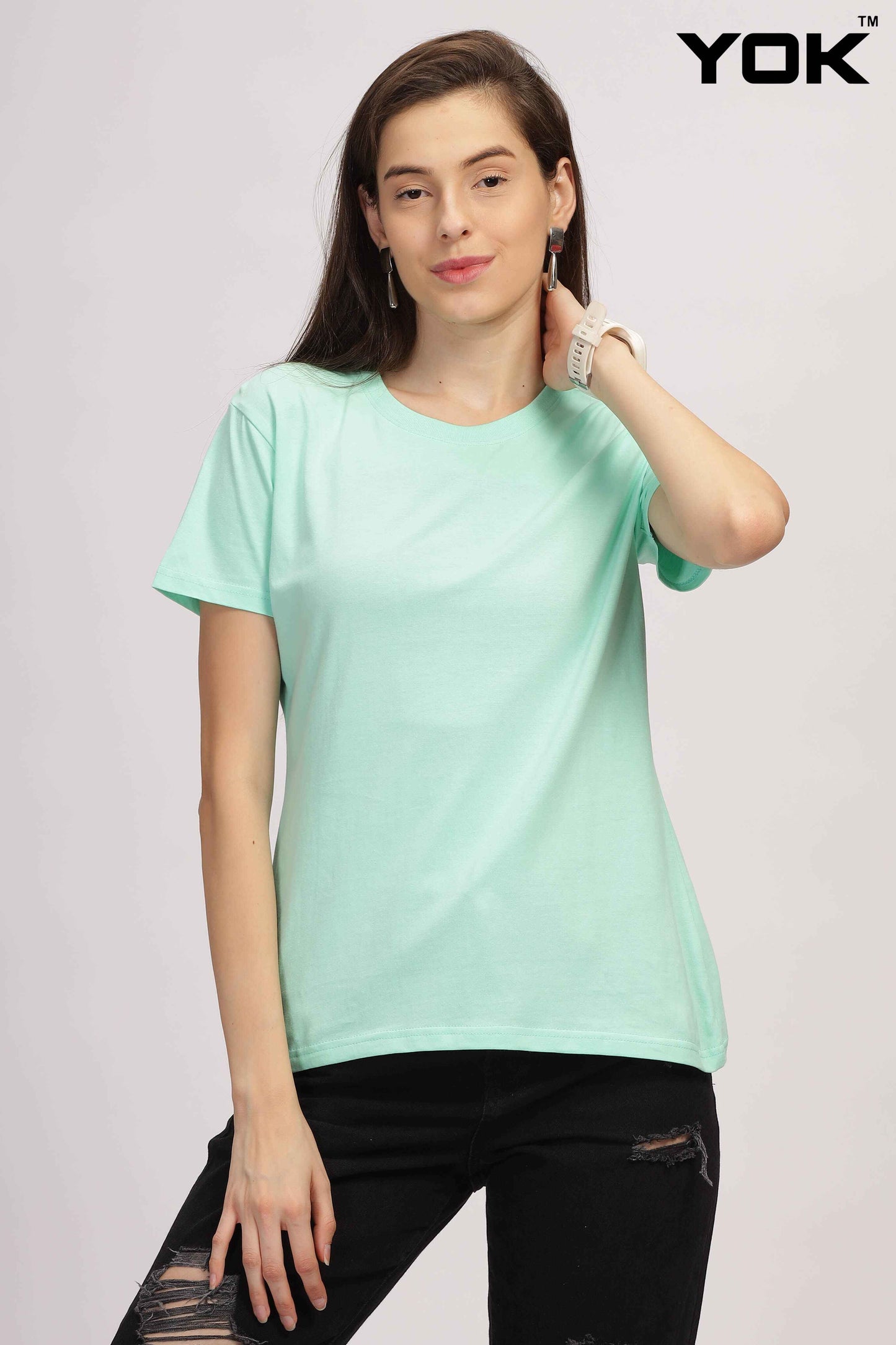 Green T Shirt for Ladies 