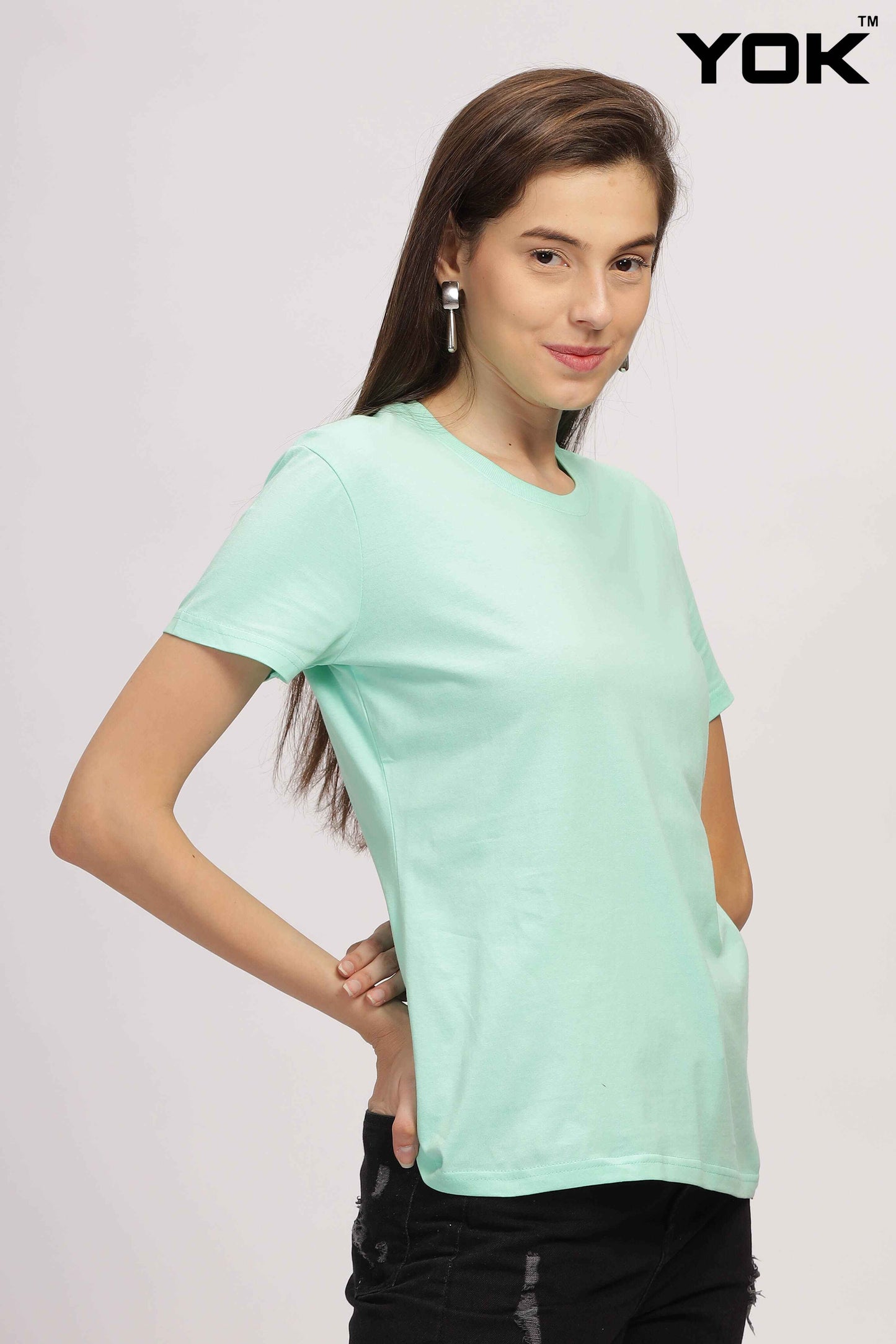 Green T Shirt for Ladies 