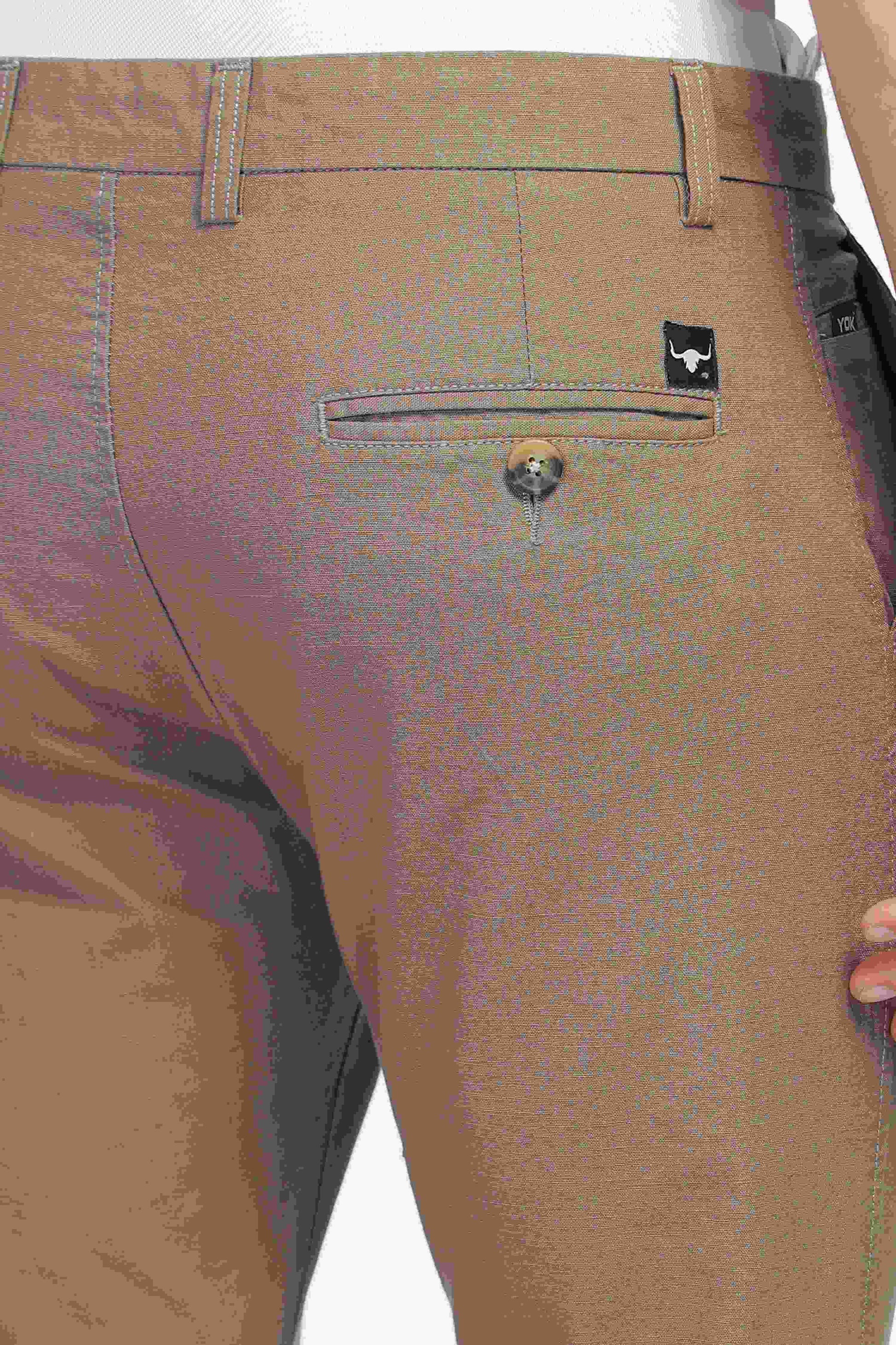 Khaki Chinos Trousers for Men