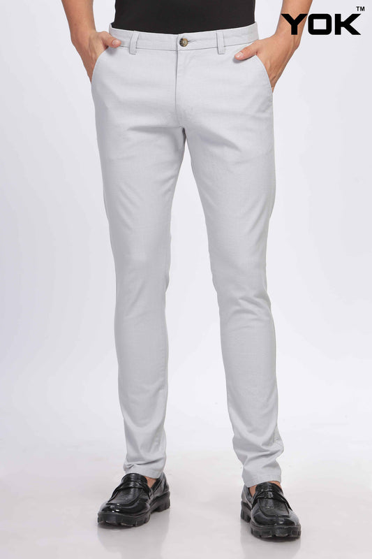 Mens Light Grey Chinos