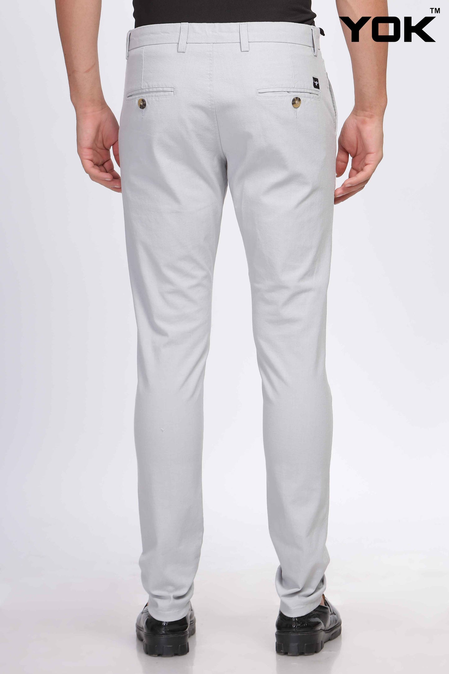 Mens Light Grey Chinos