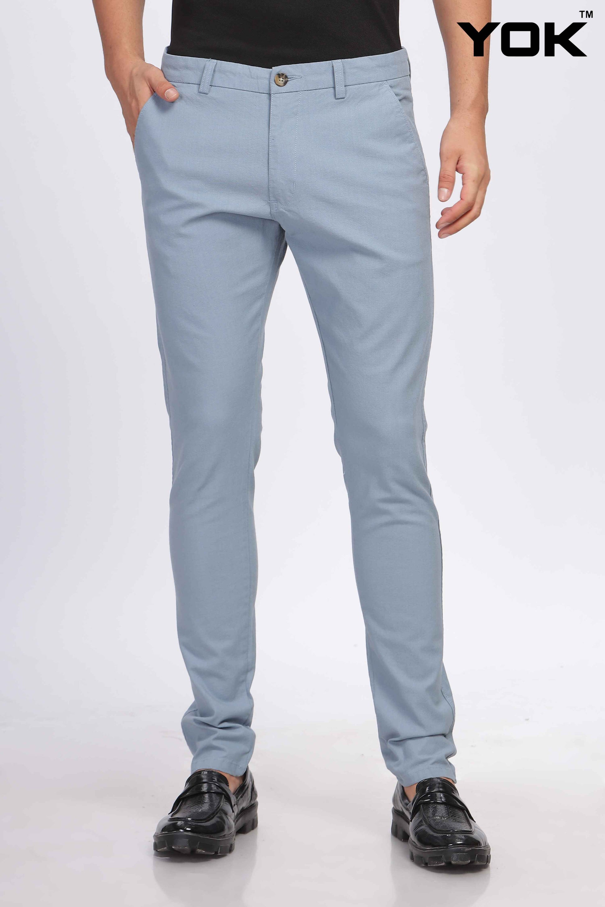  Light Blue Chino Pants for Men