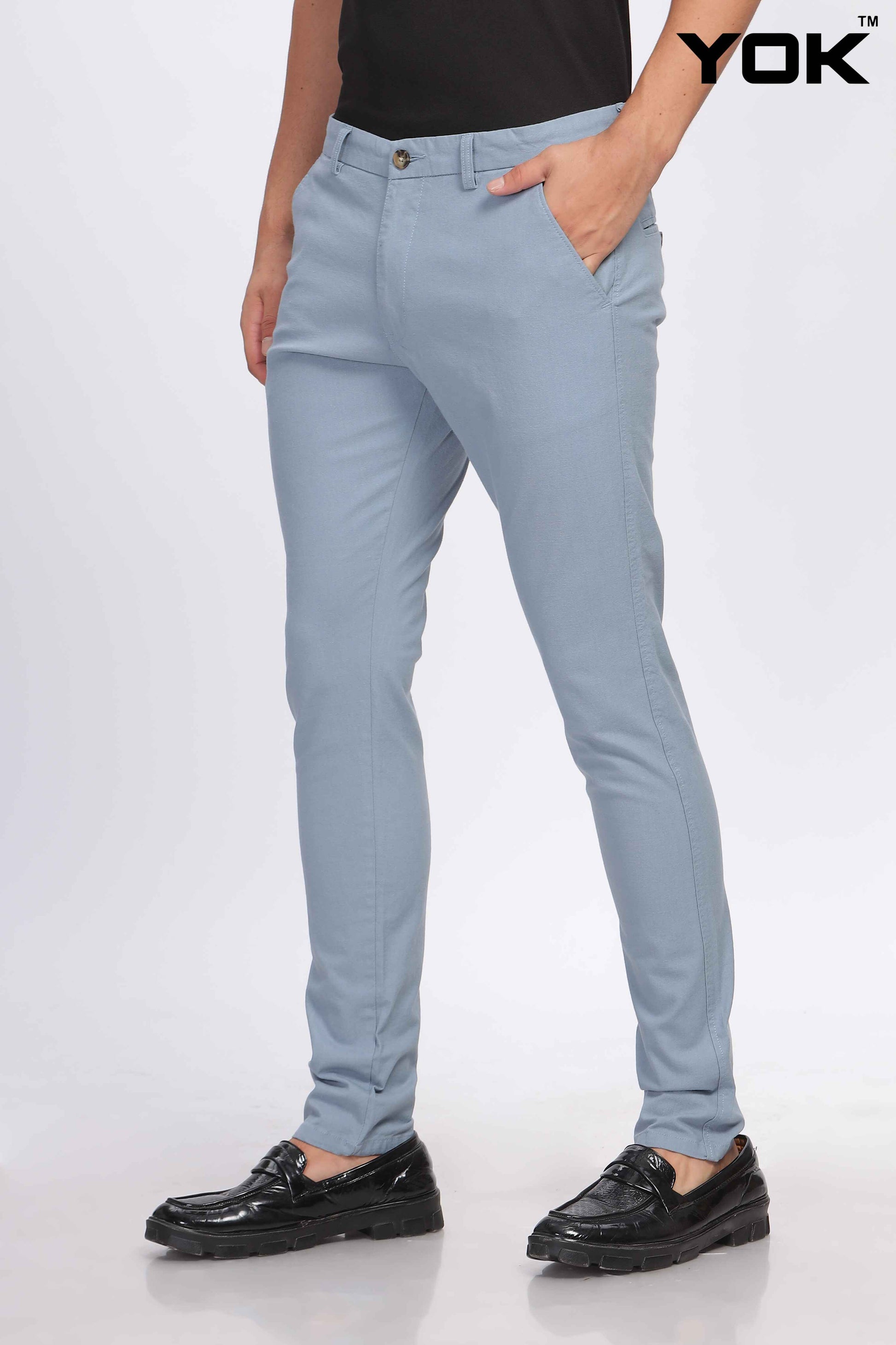  Light Blue Chino Pants for Men