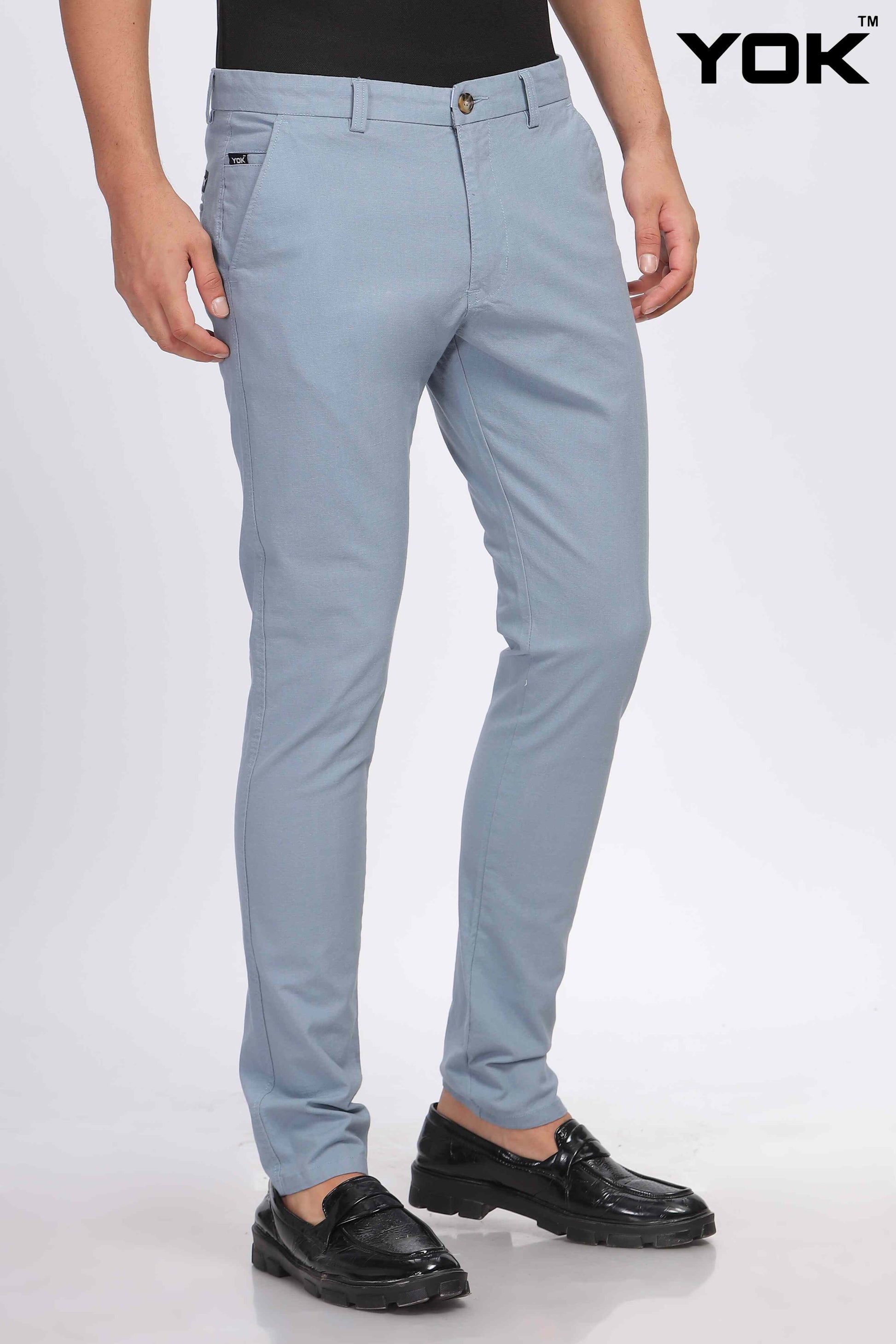  Light Blue Chino Pants for Men