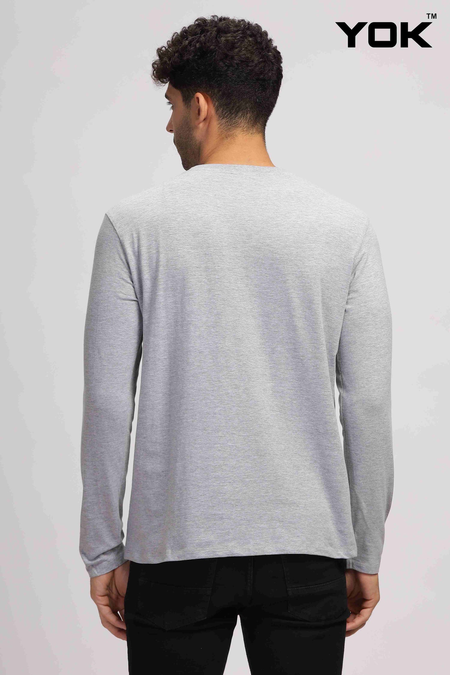 Plain greyFull Sleeves T-shirt