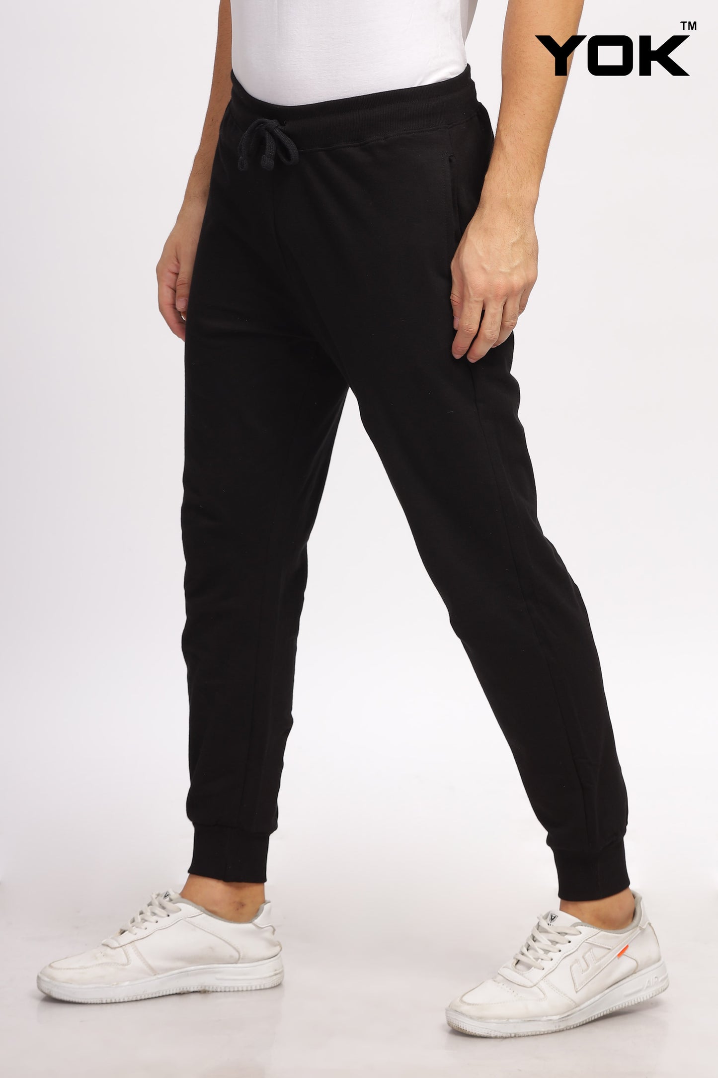 SimplySolid Black Joggers