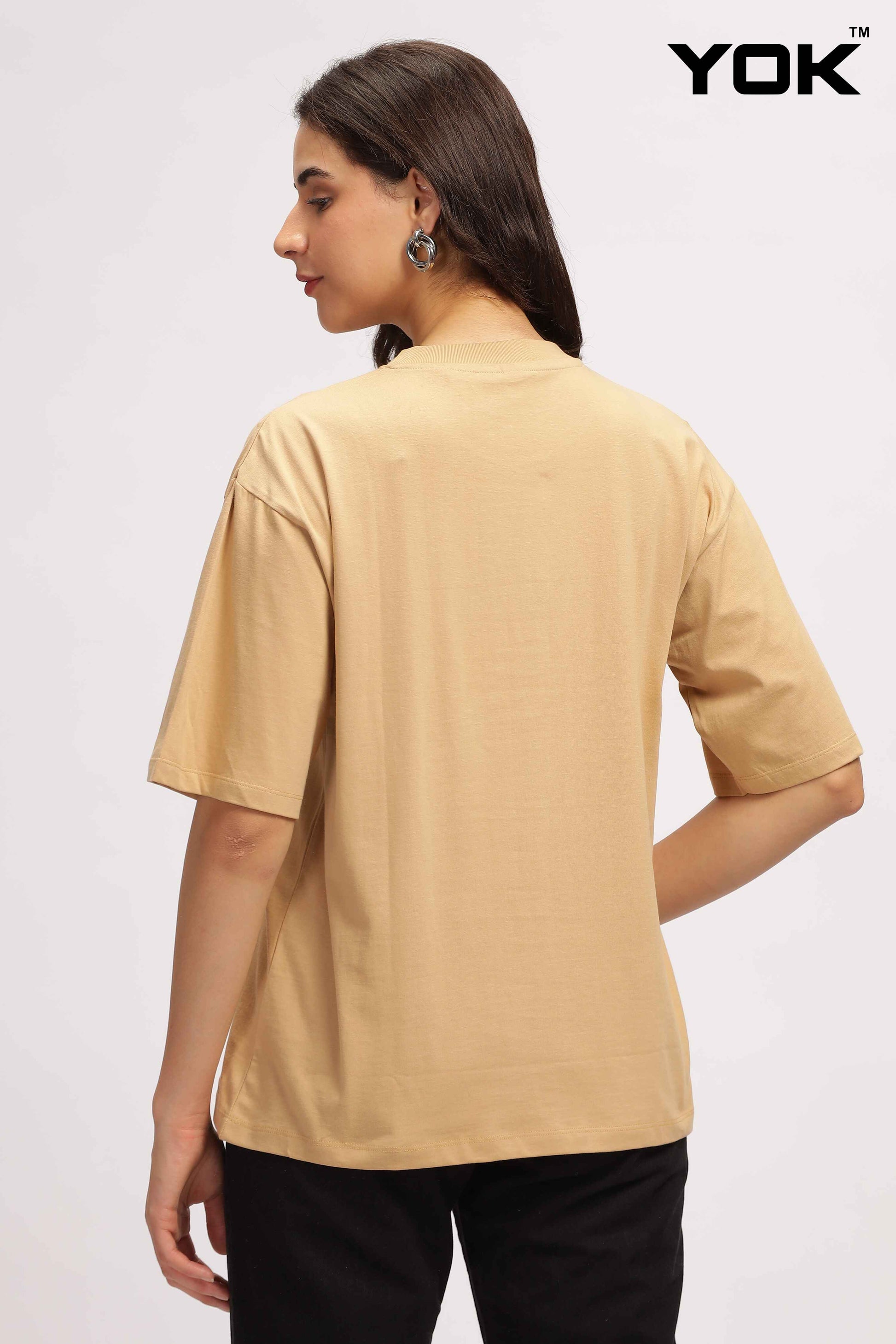 Womens Brown Oversized T Shirt 