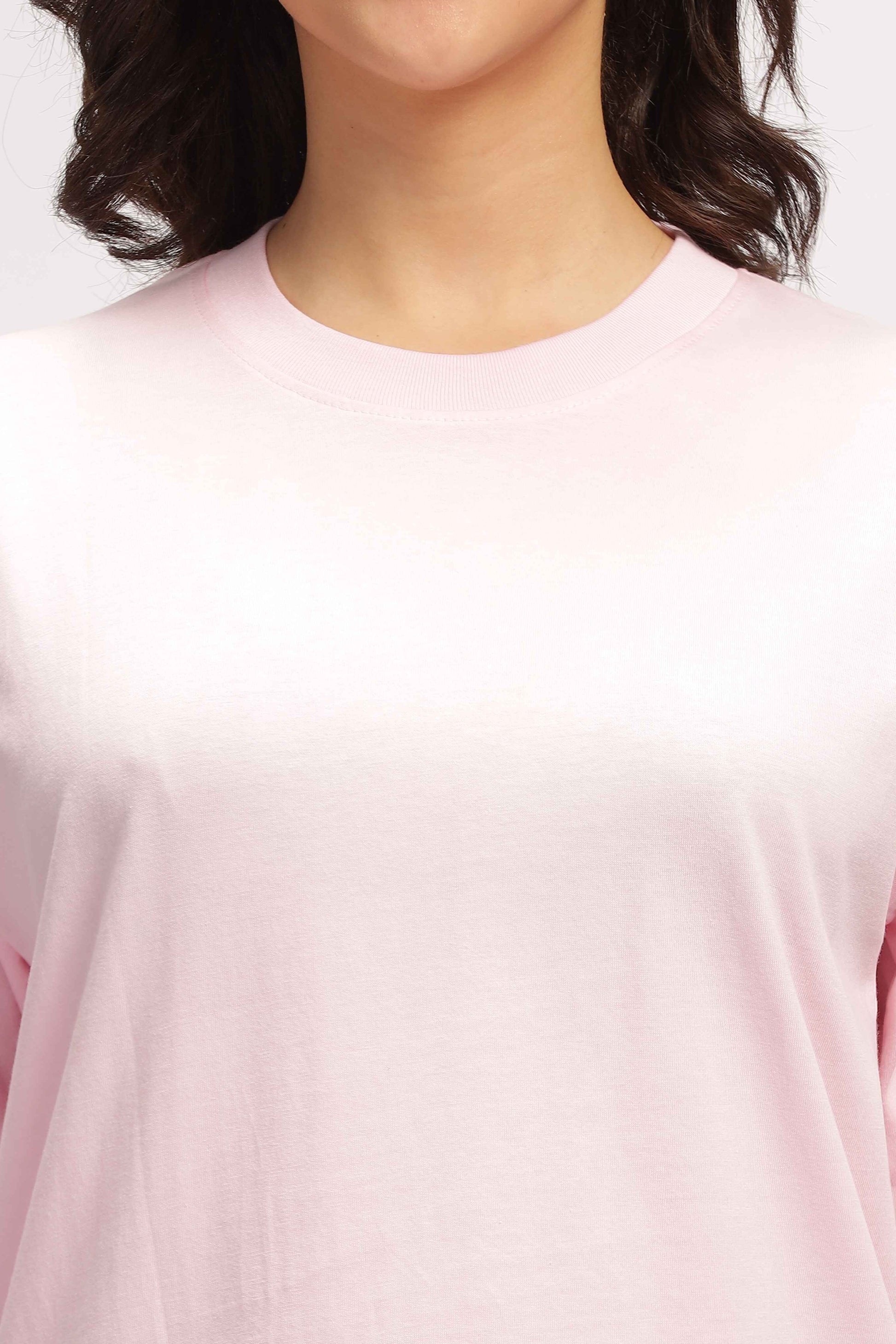 Light Pink Oversized T Shirt 