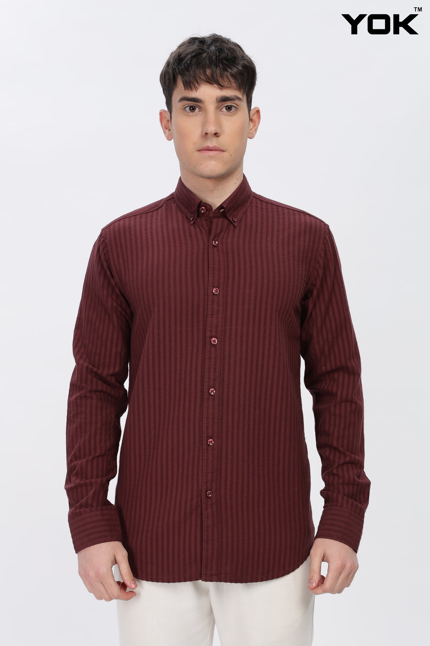 Coffee Stripe Shirt