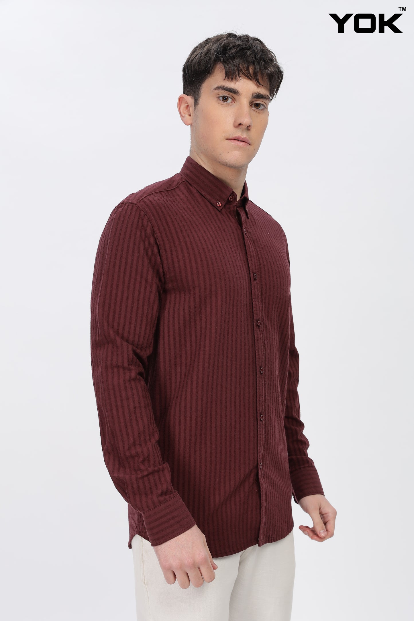 Coffee Stripe Shirt