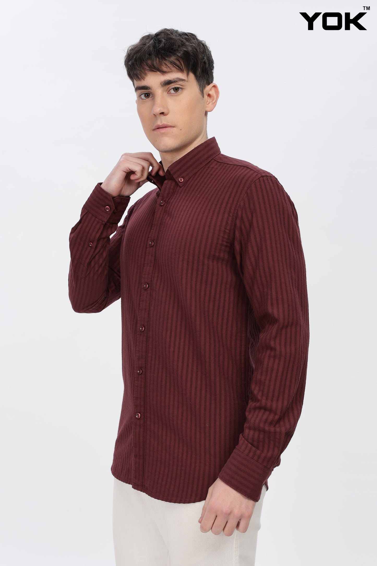 Coffee Stripe Shirt