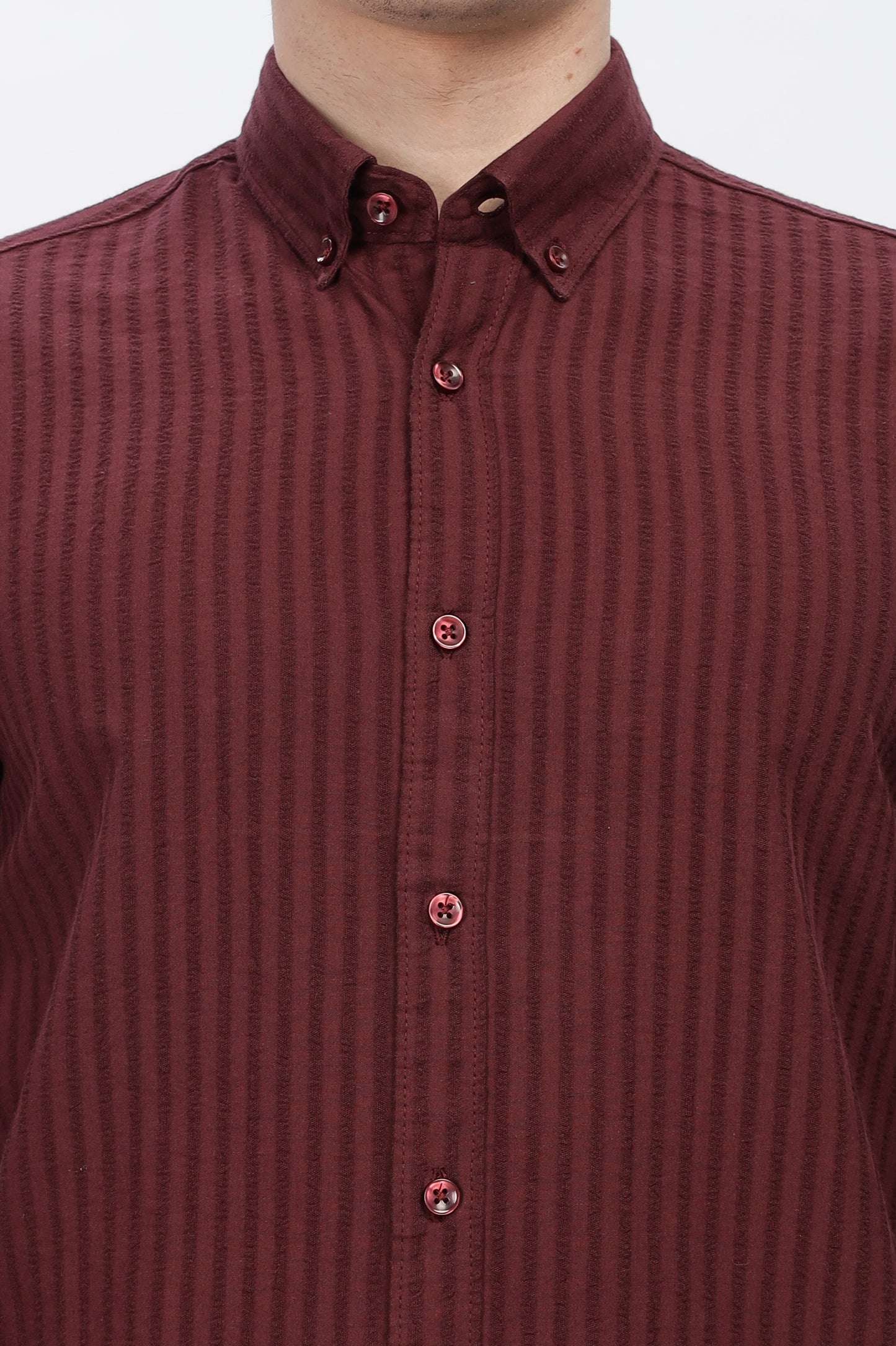 Coffee Stripe Shirt