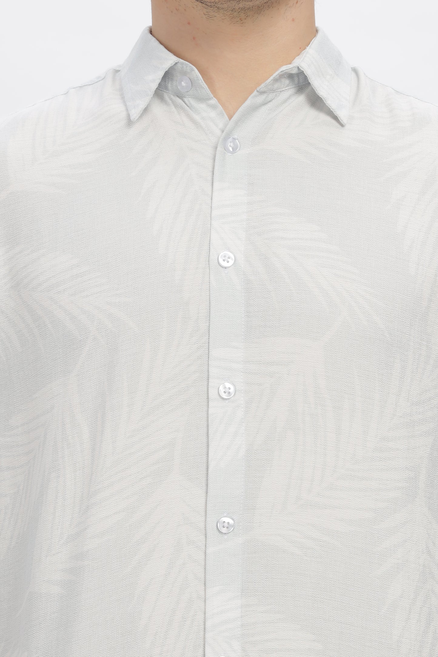  Light Grey Shirt for Men - Printed Shirt