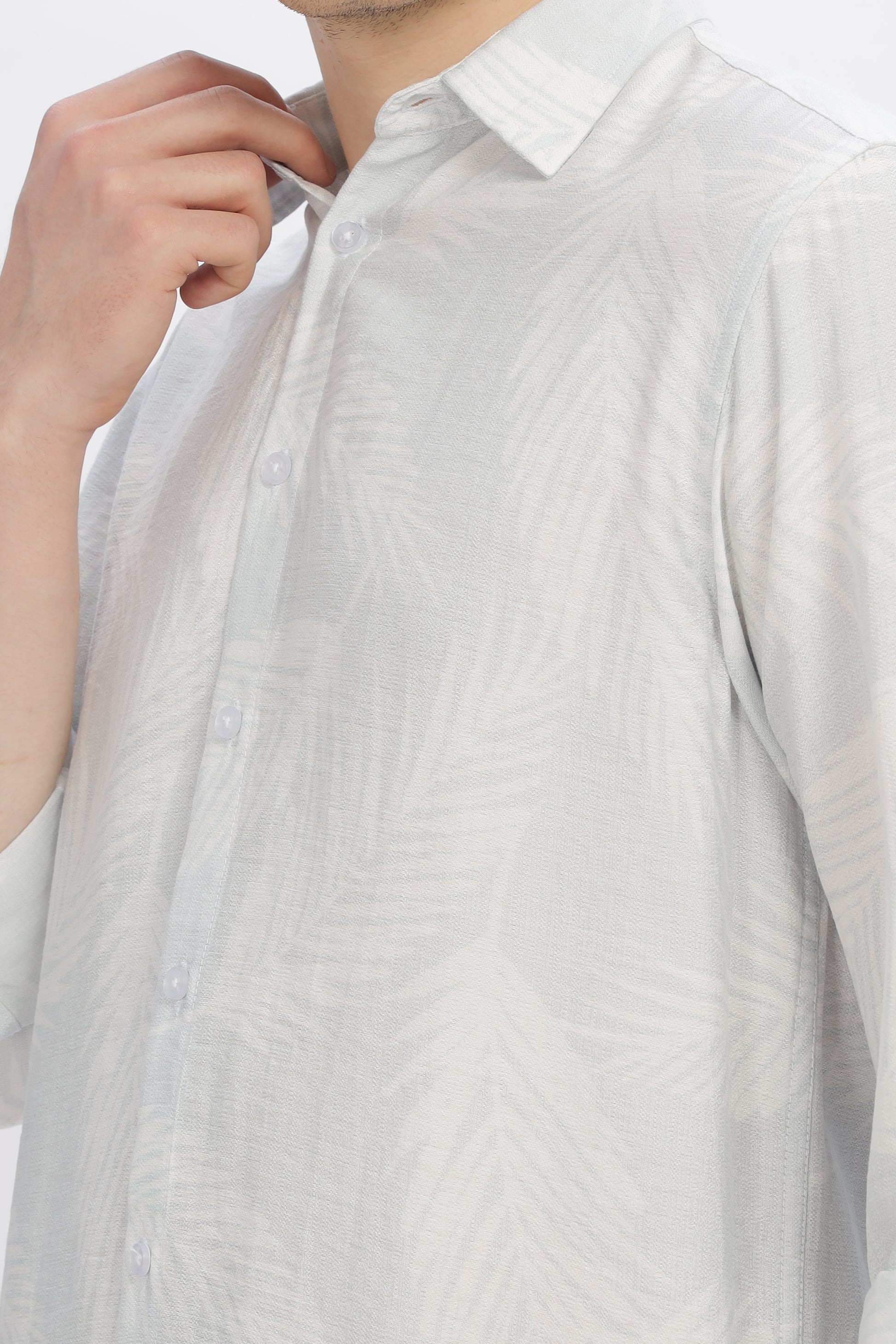  Light Grey Shirt for Men - Printed Shirt