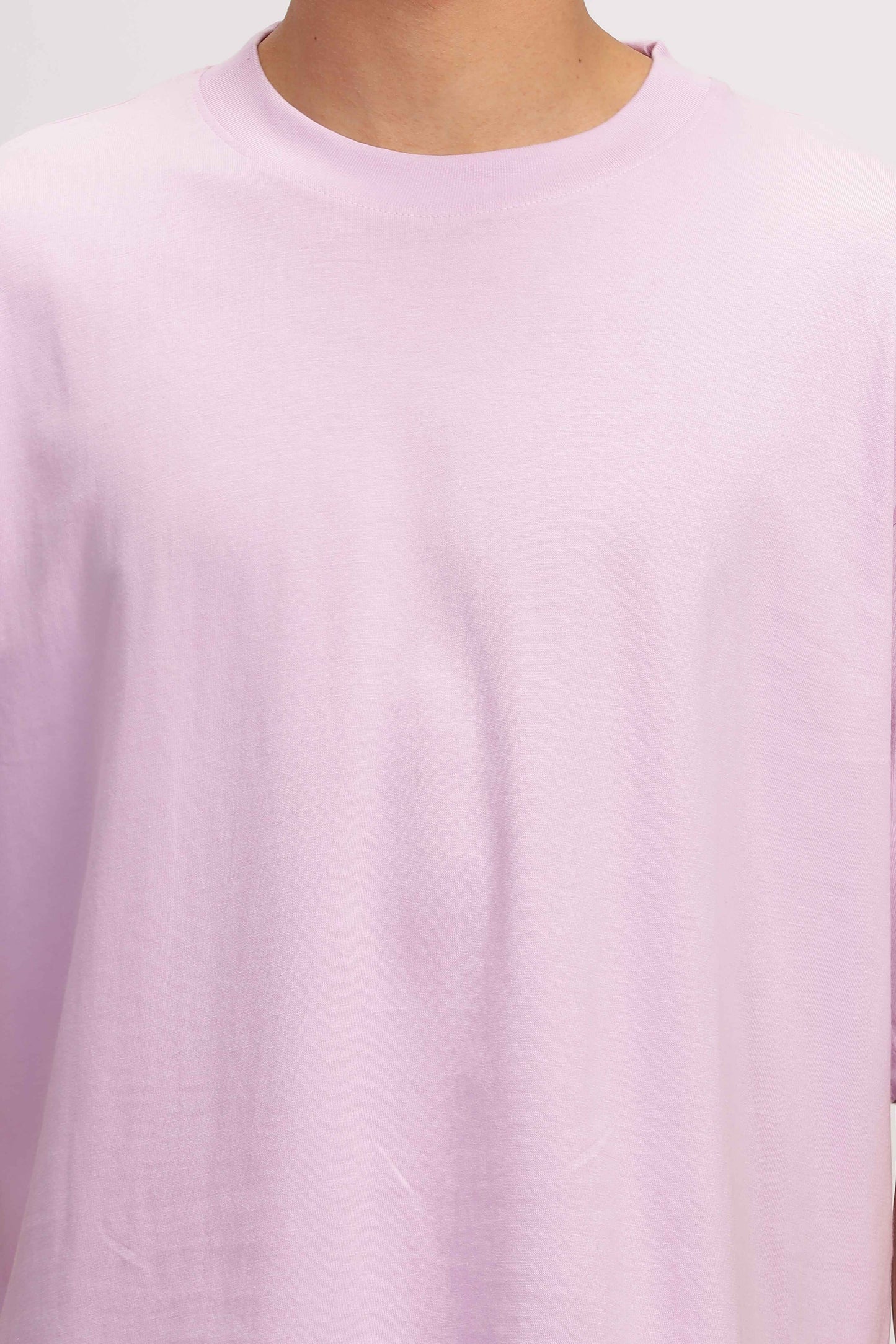 Mens Lavender Oversized T-Shirt 