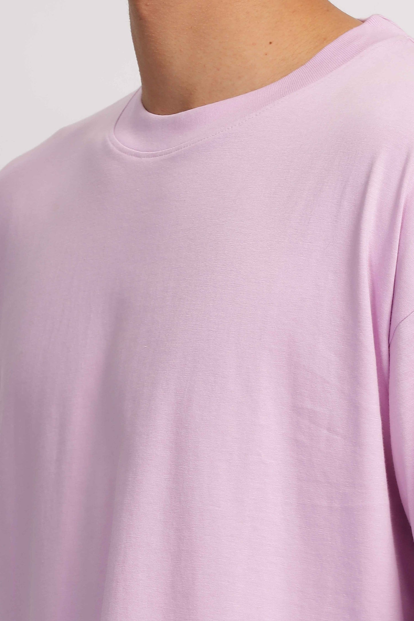 Mens Lavender Oversized T-Shirt 