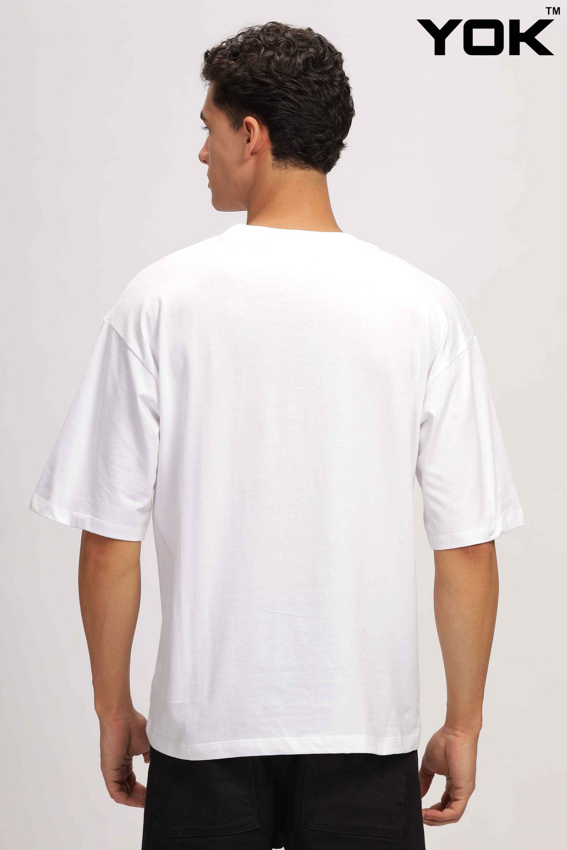 Plain White Oversized T-Shirt for Men