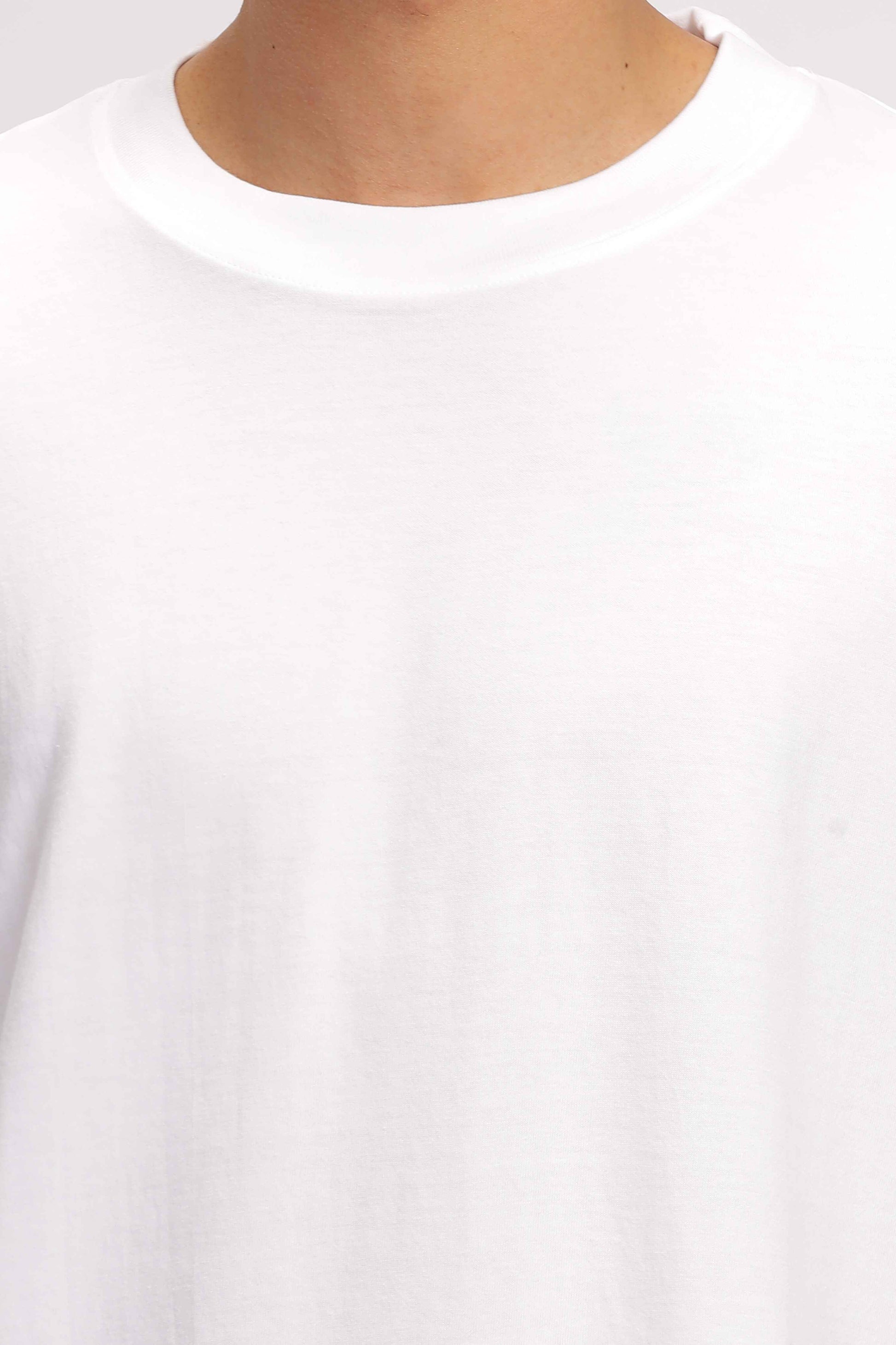 Plain White Oversized T-Shirt for Men