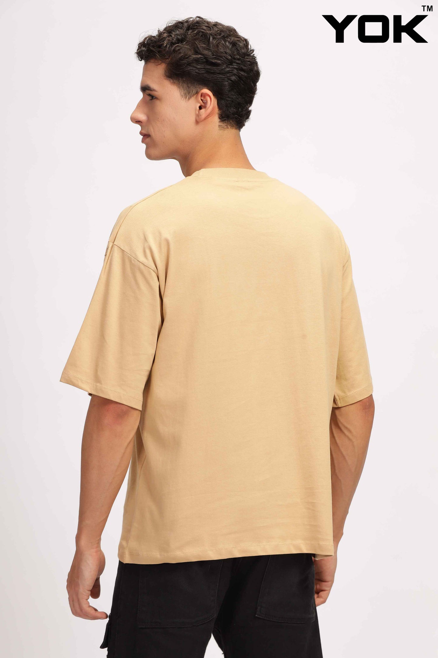 Mens Brown Oversized T-Shirt 