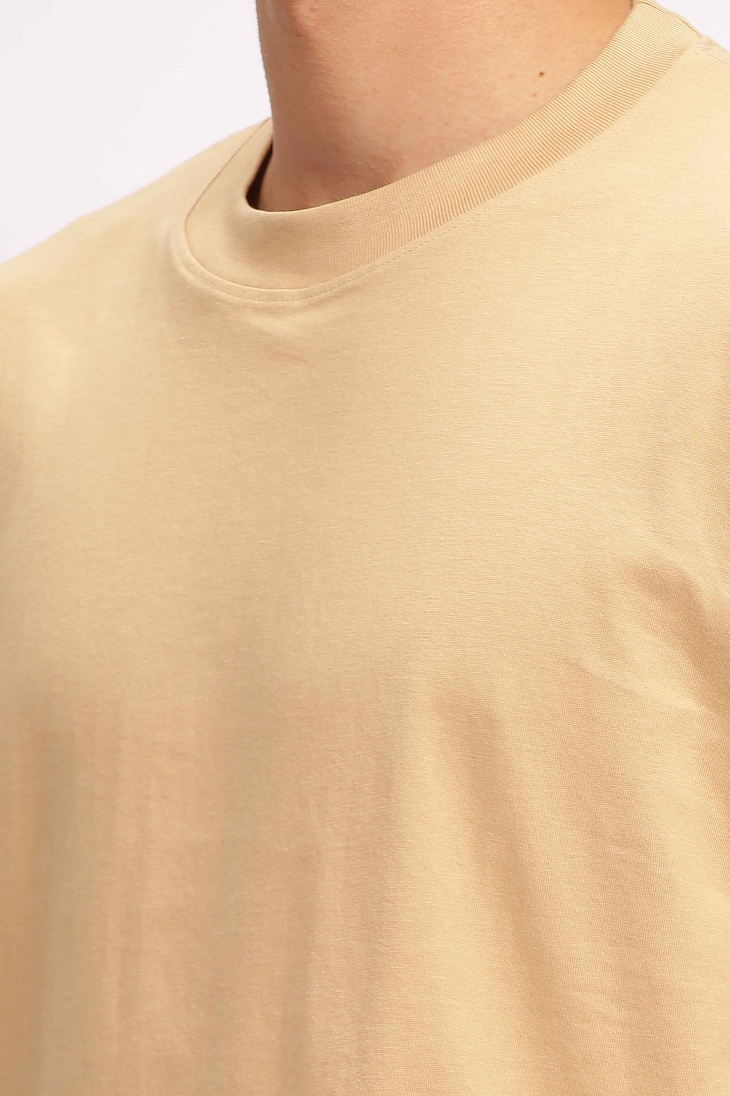 Mens Brown Oversized T-Shirt 