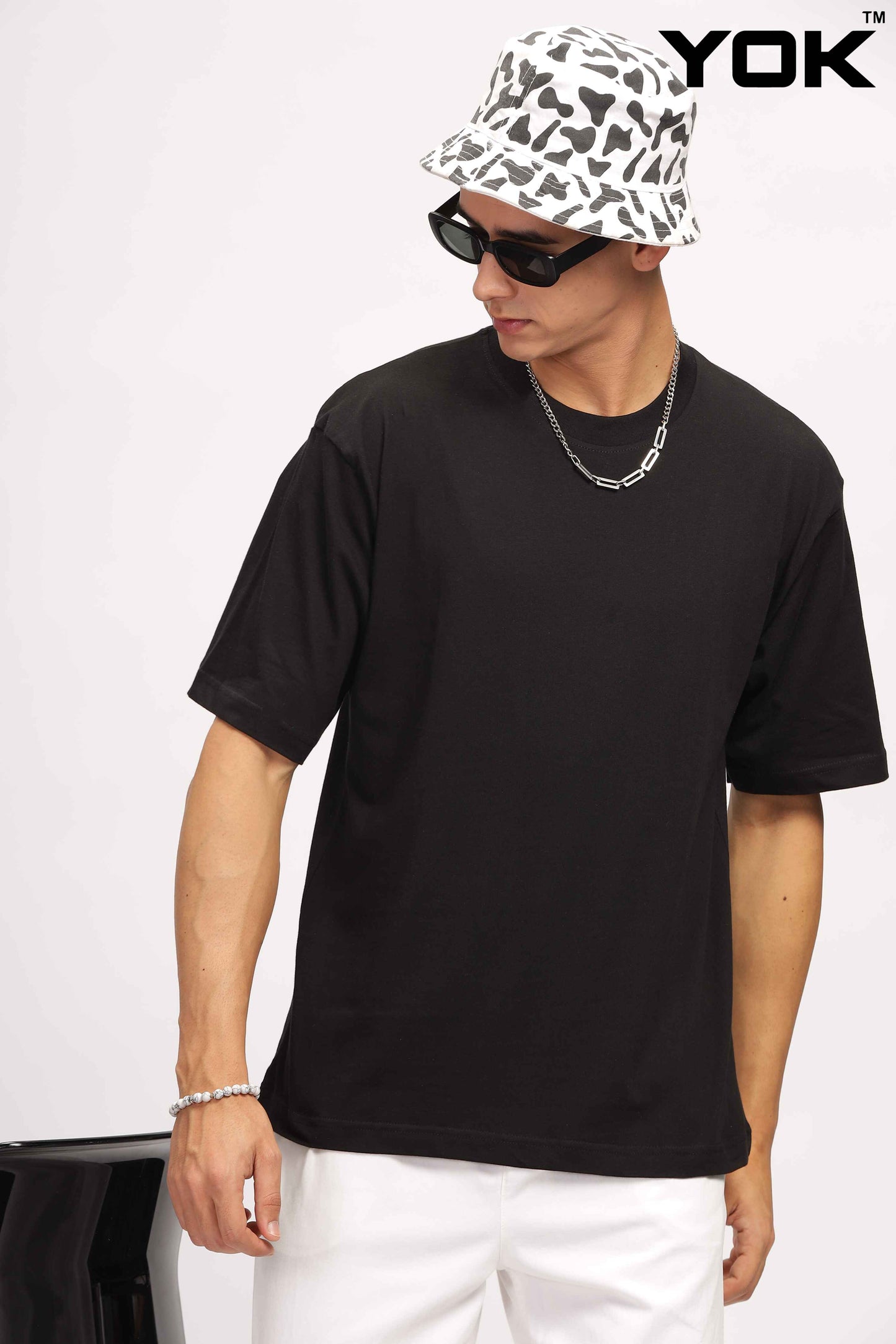 Plain Oversized Black T-Shirt 