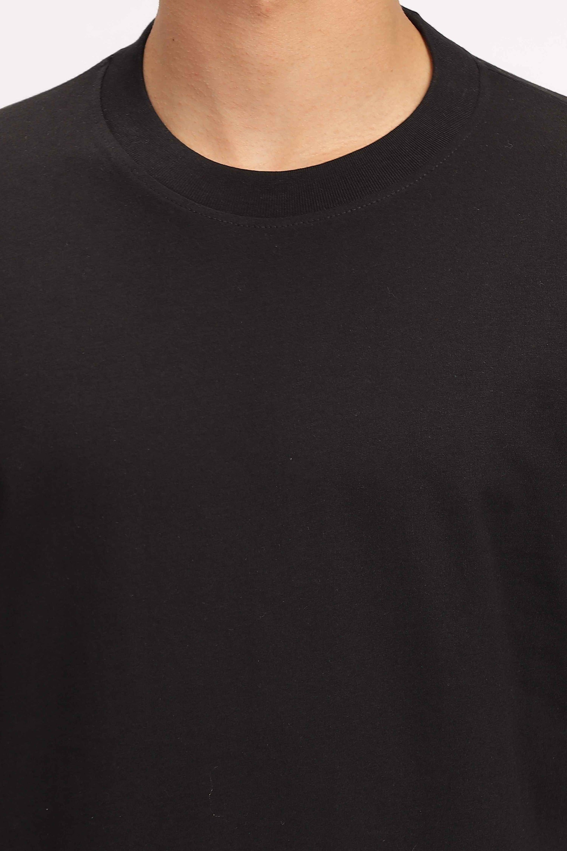 Plain Oversized Black T-Shirt