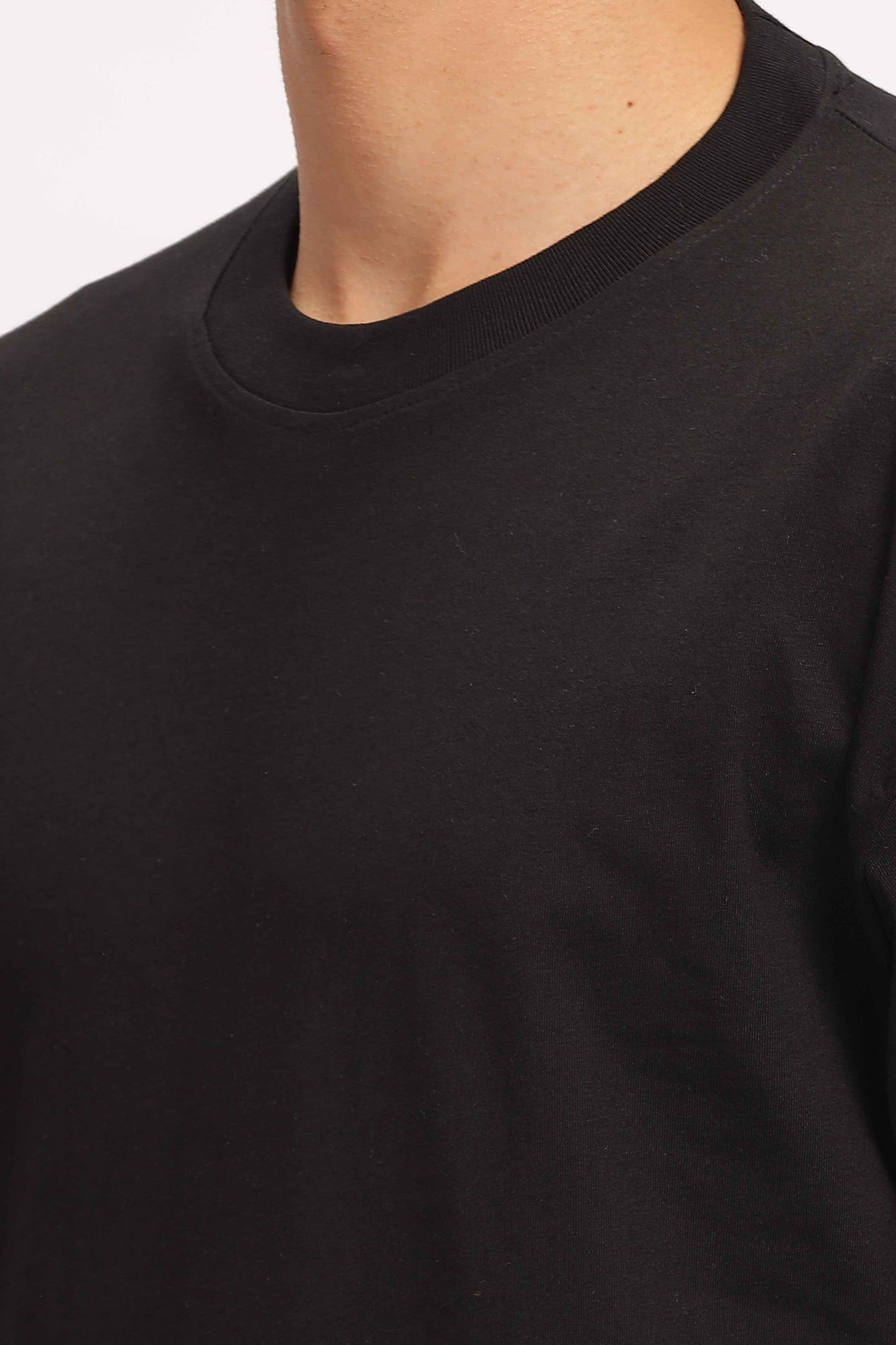 Plain Oversized Black T-Shirt 