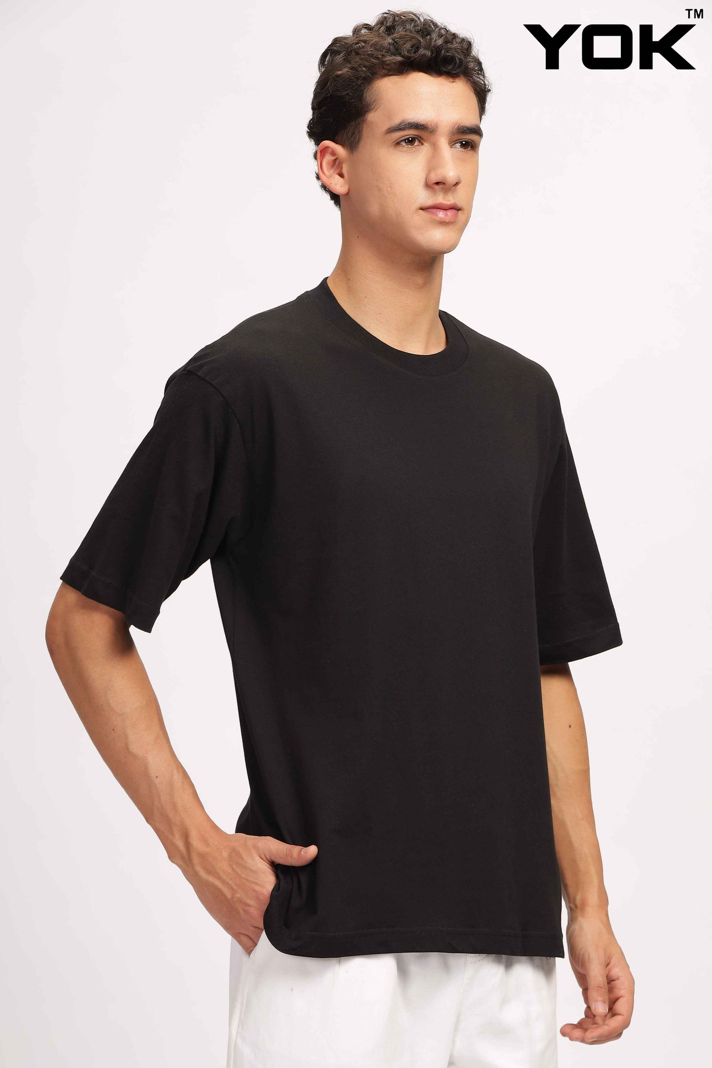 Plain Oversized Black T-Shirt 