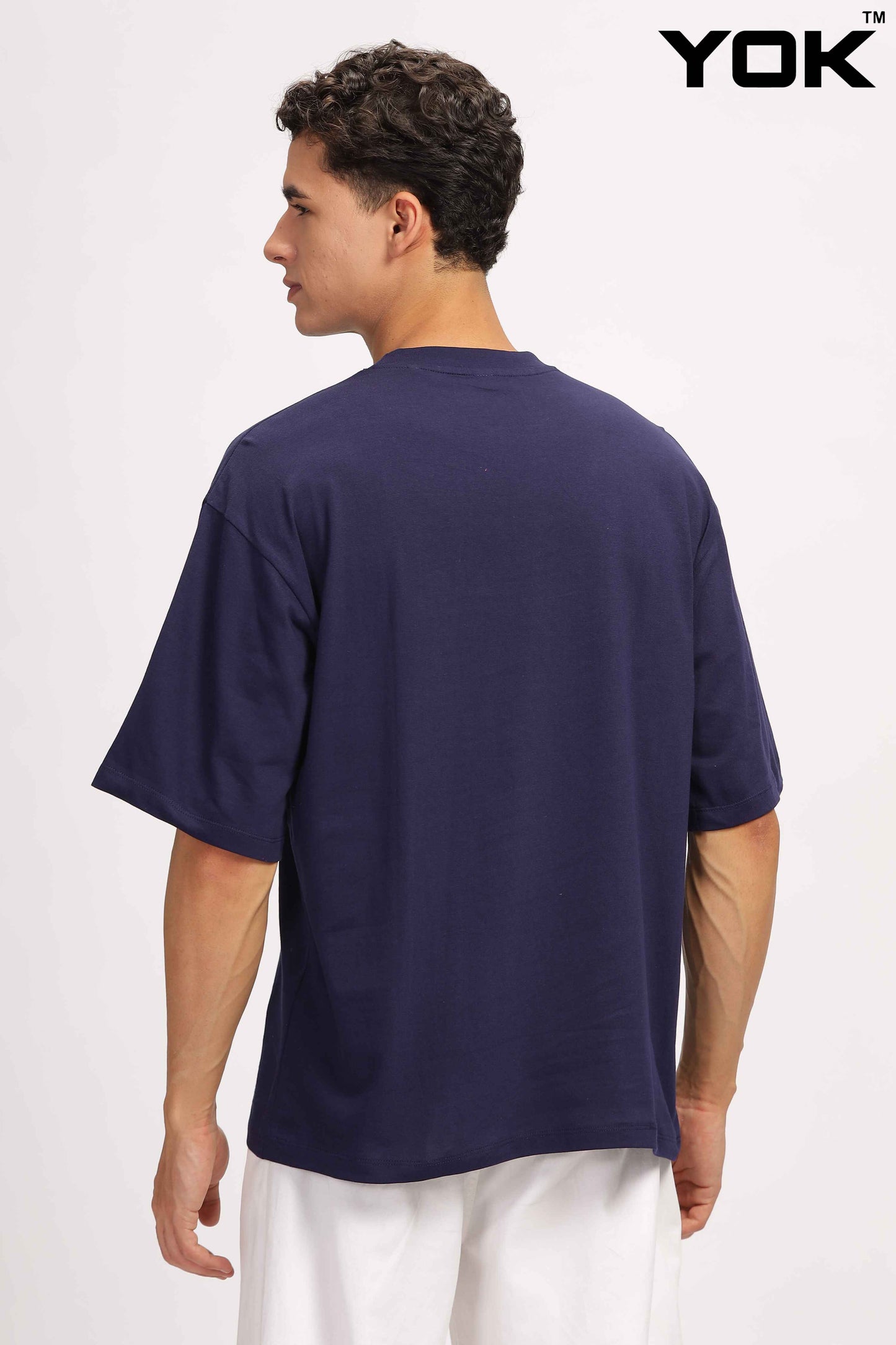  navy blue oversized t-shirt