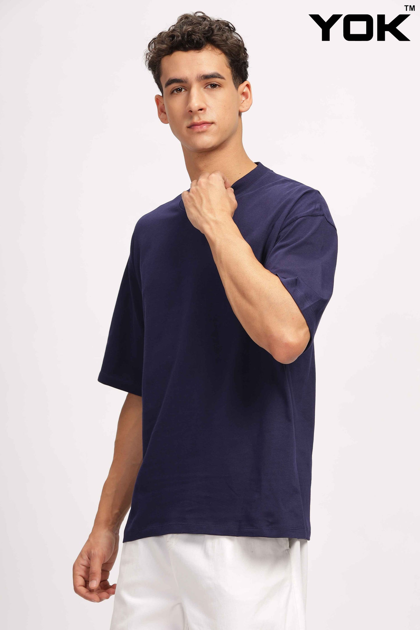  navy blue oversized t-shirt