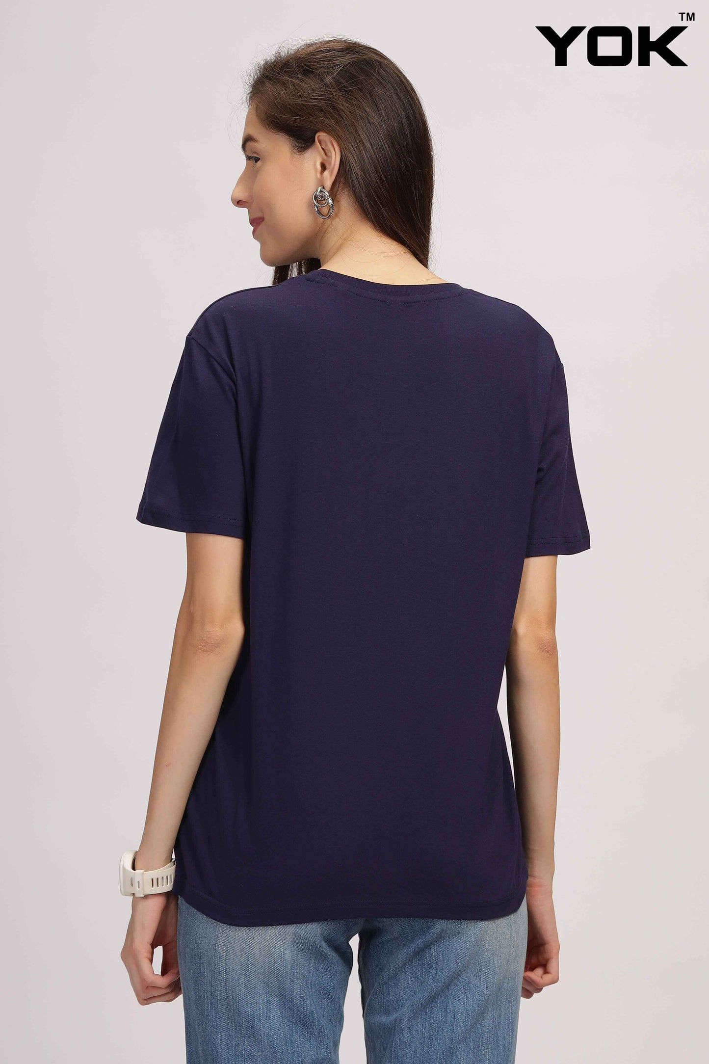 Navy Blue T Shirt for Women