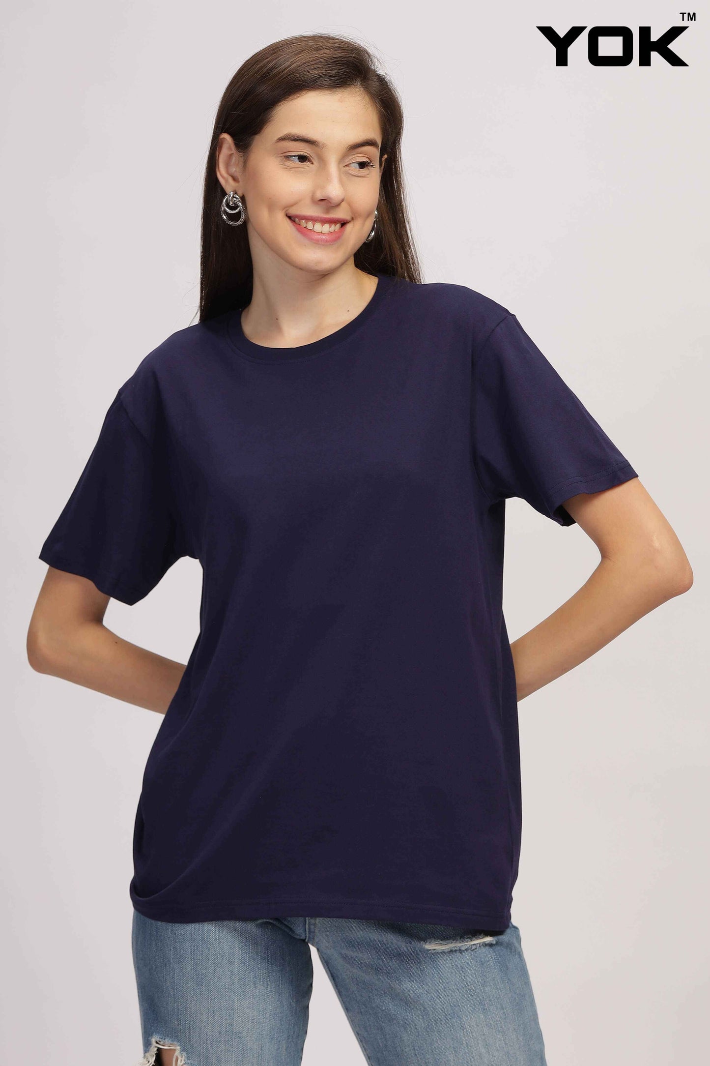 Navy Blue T Shirt for Women