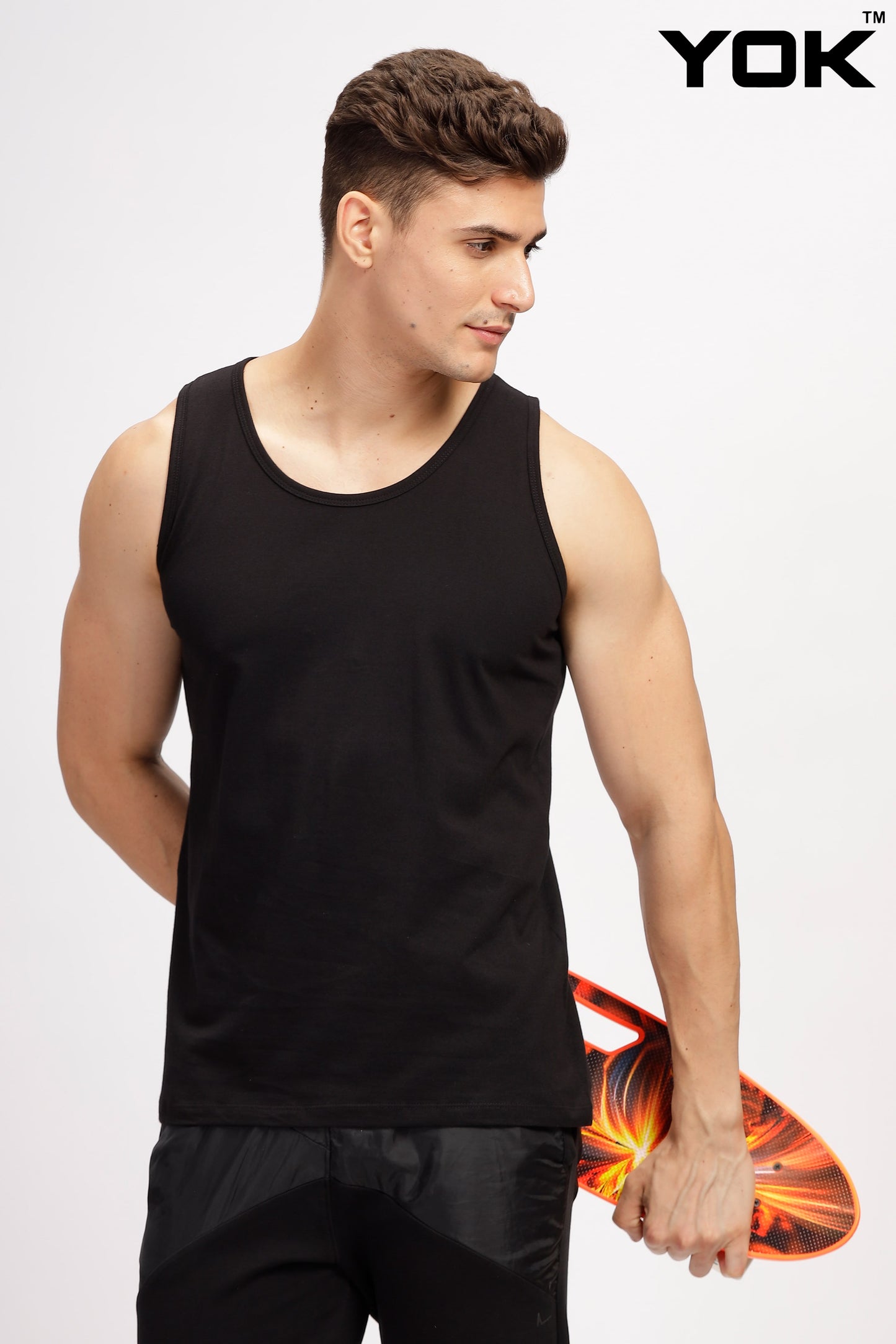 Black Tank Top Mens 