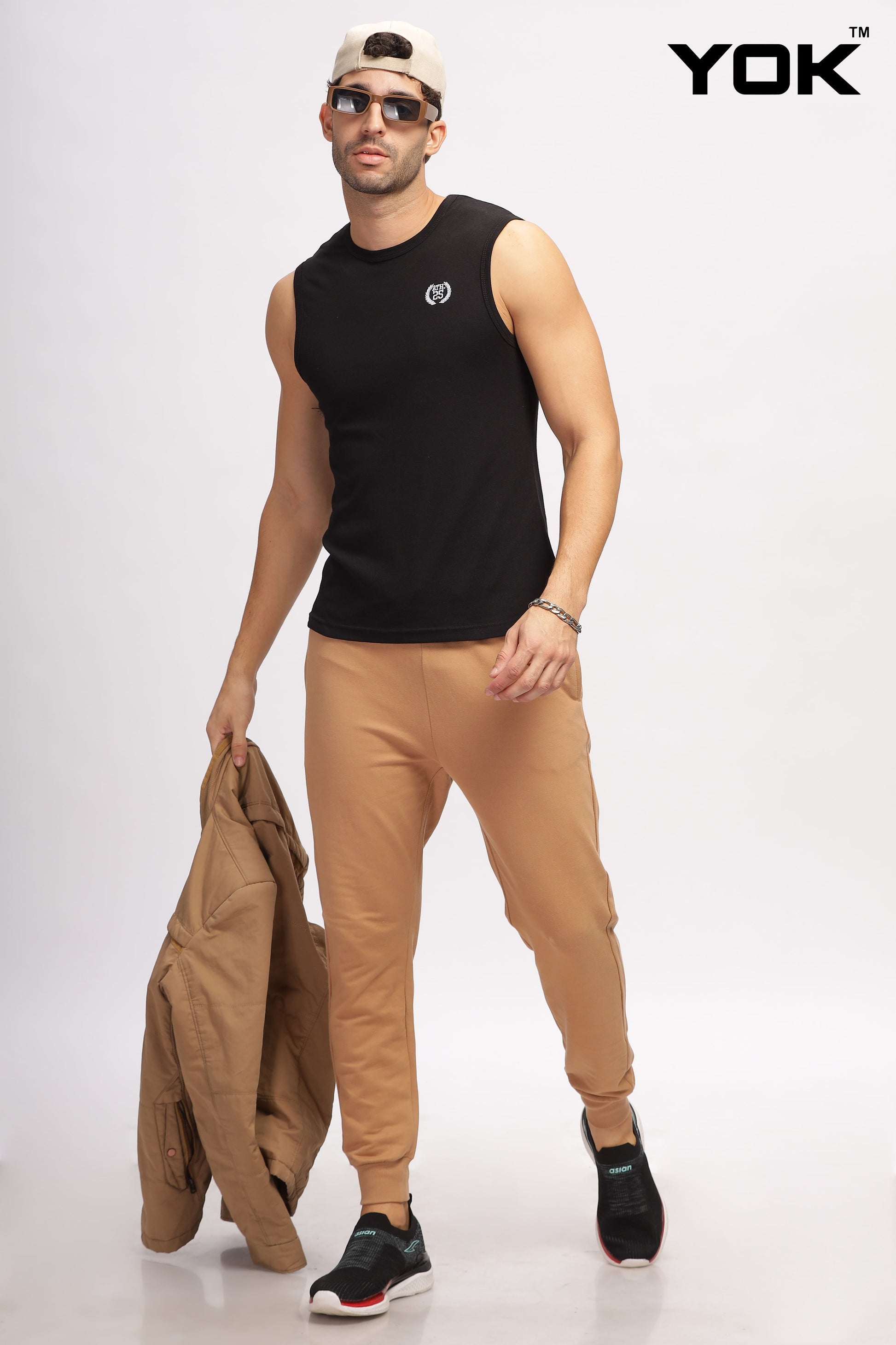  Brown Cotton Joggers